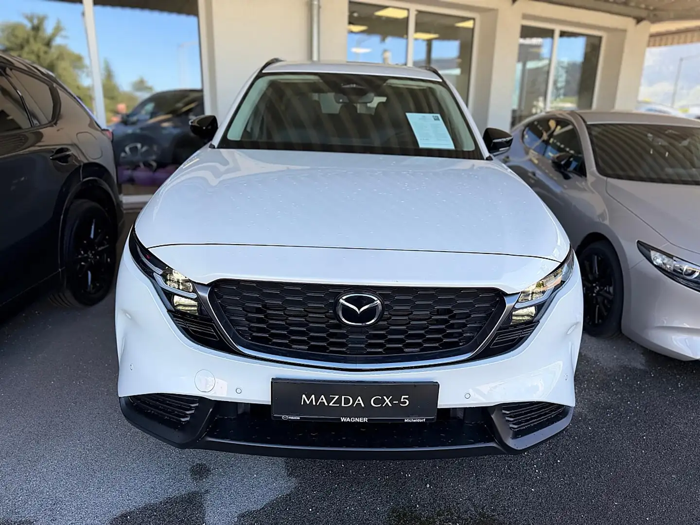 Mazda CX-5 e-Skyactiv G141 MHEV Centre-Line Aut. Weiß - 2