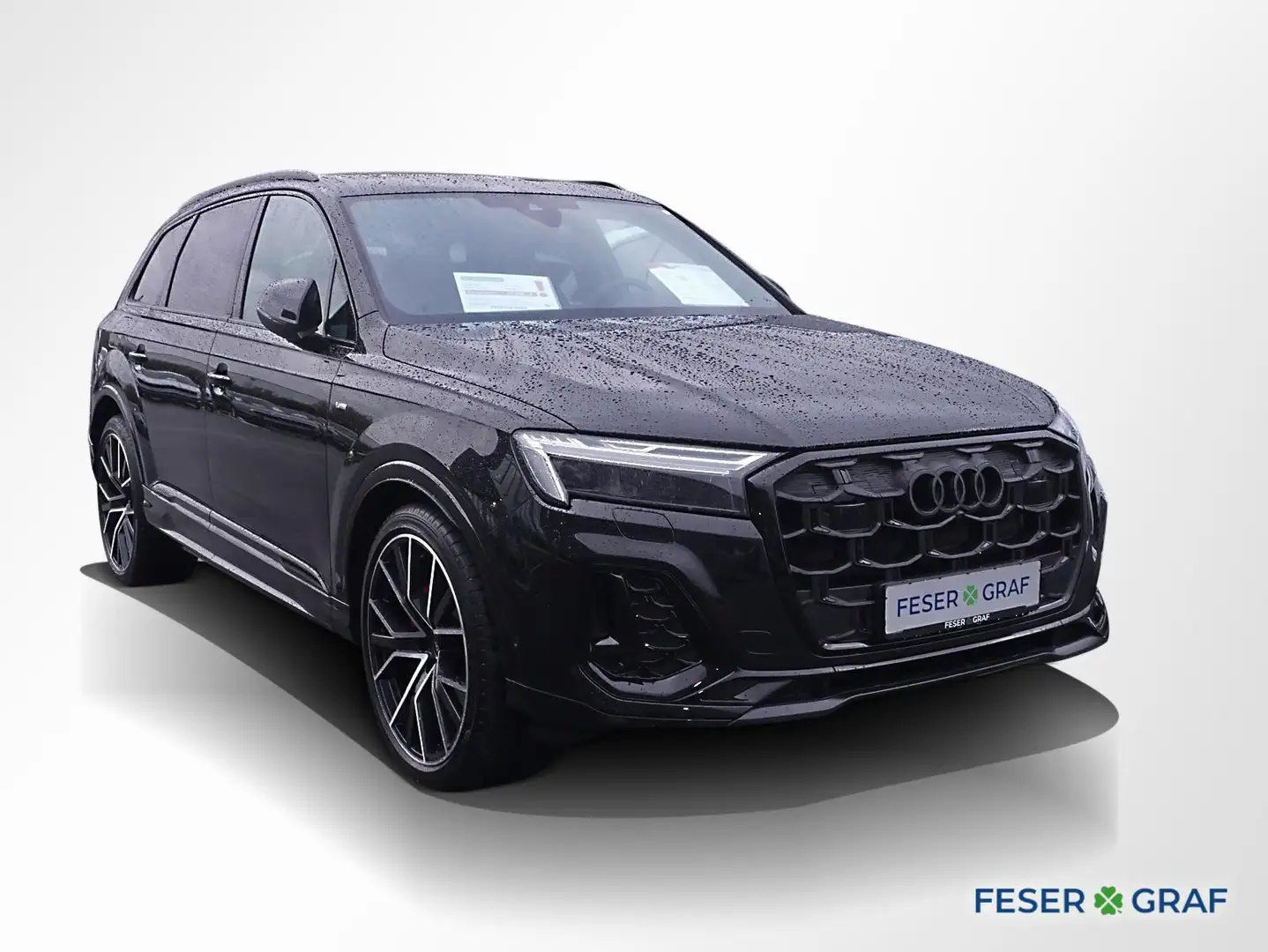 Audi Q7 50 TDI qu. 2x S line 7Si AHK B&O Matrix Pano Schwarz - 2