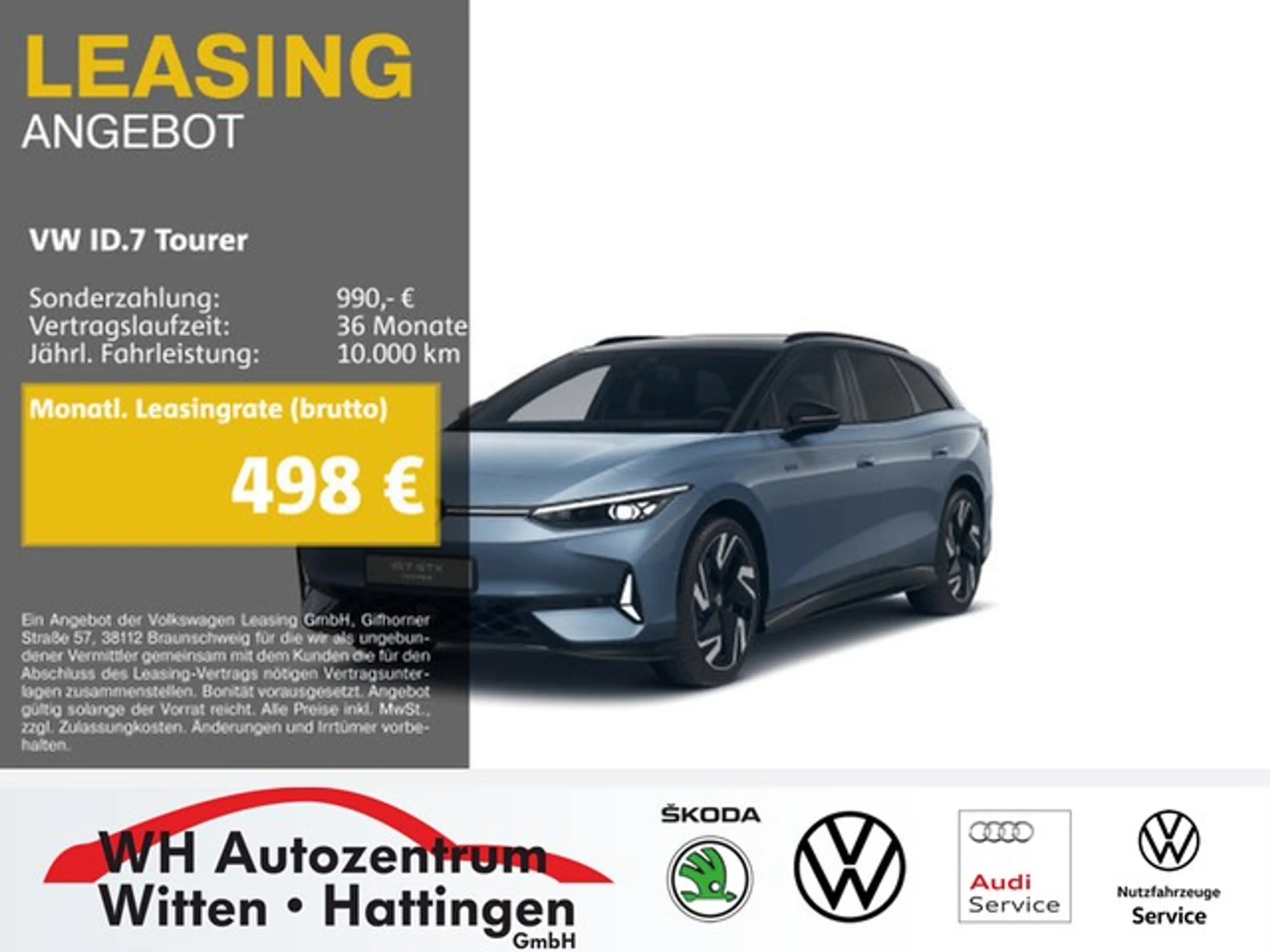 Volkswagen ID.7 Tourer GTX 4Motion WÄRMEPUMPE AHK AREAVIEW HEAD...