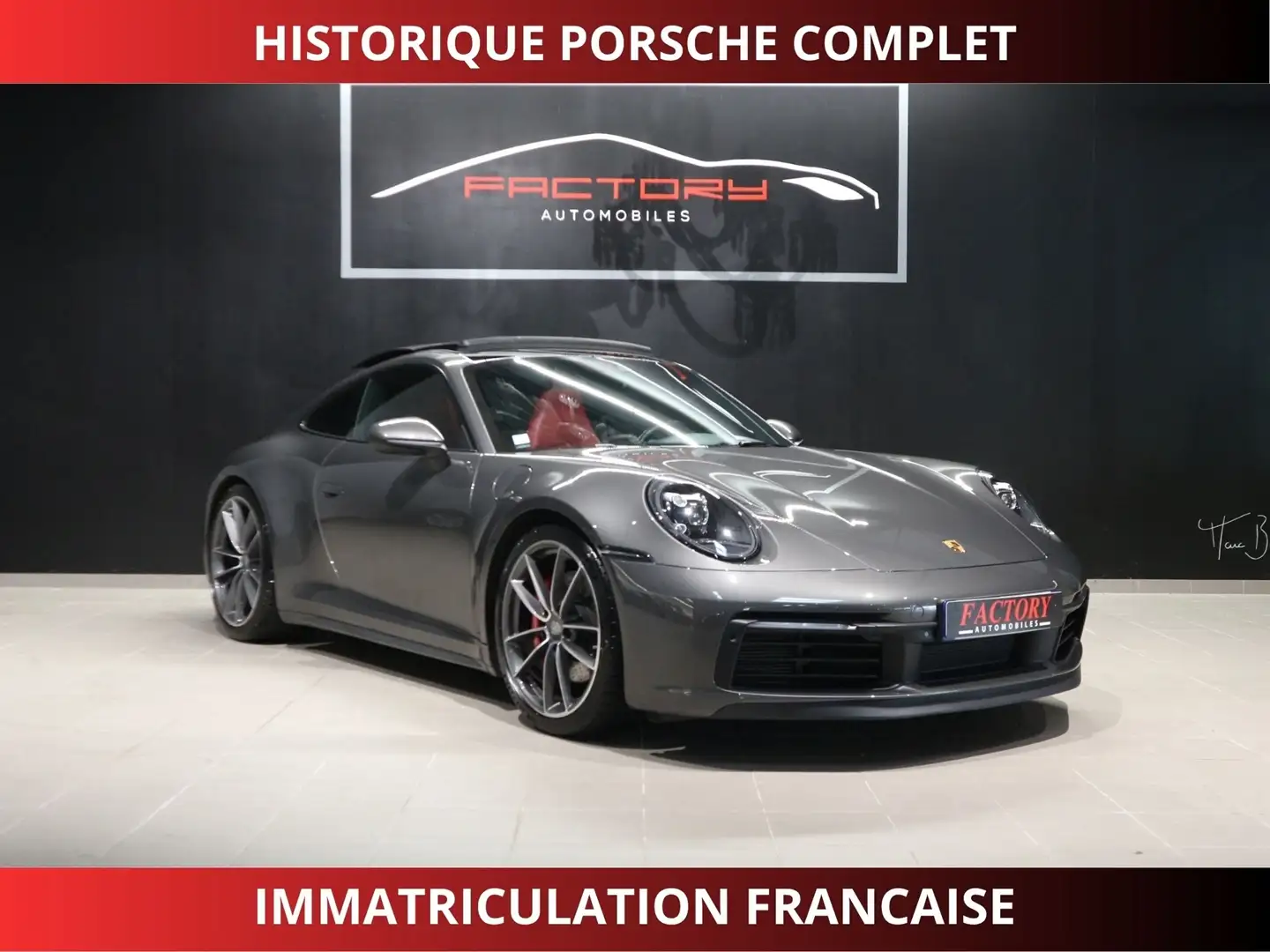 Porsche 911 (992) 3.0 450CH 4S PDK Gris - 1