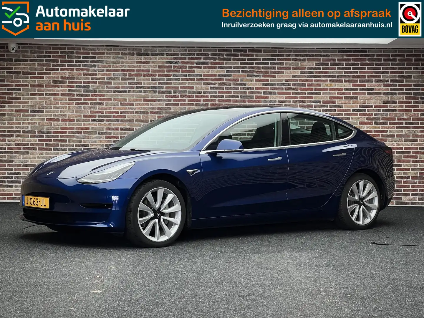 Tesla Model 3 Standard RWD Plus 60 kWh DAK LEDER Blau - 1