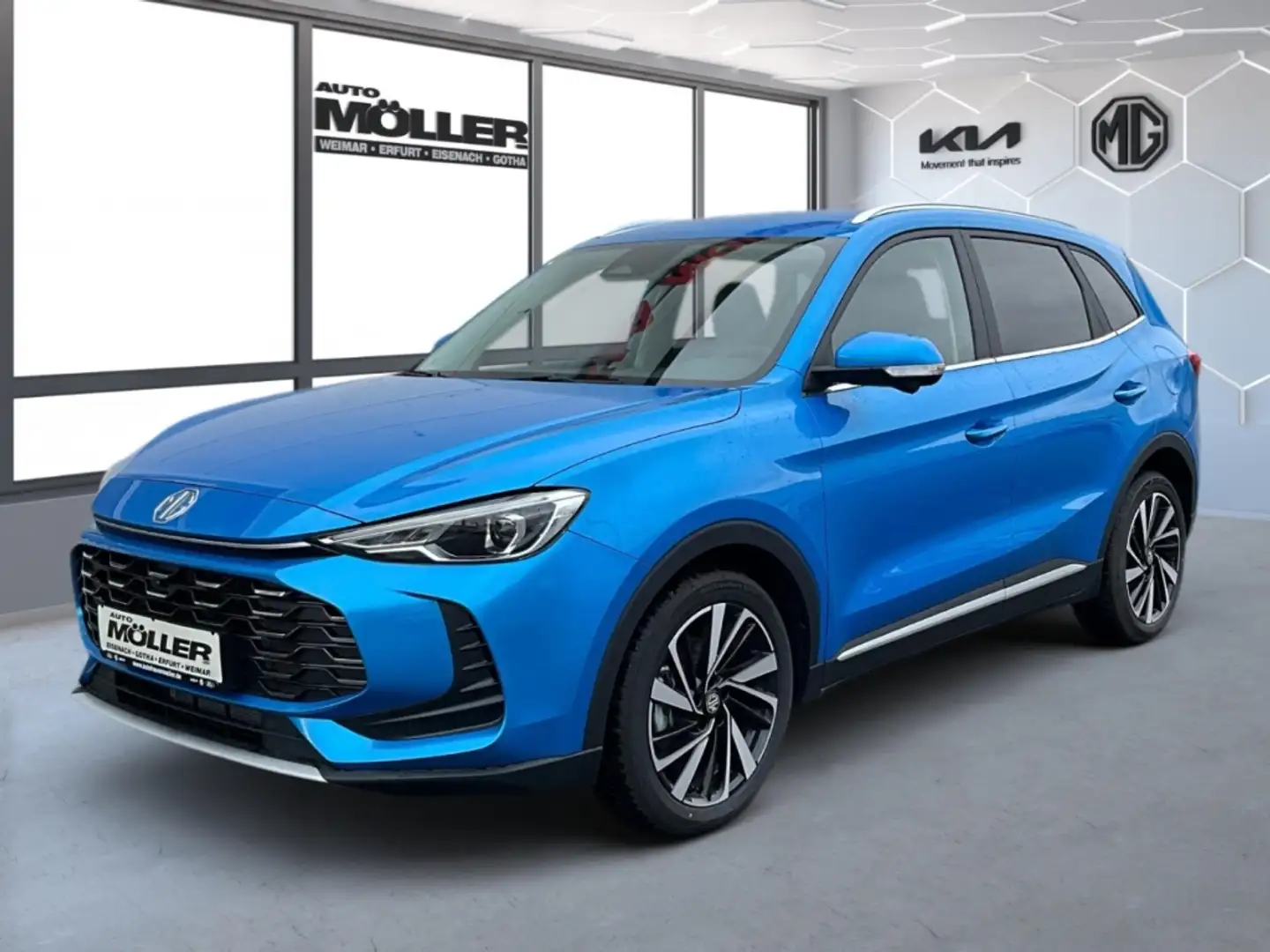 MG ZS Hybrid+ Luxury Leder Navi LED 360°ACC SHZ Blu/Azzurro - 2