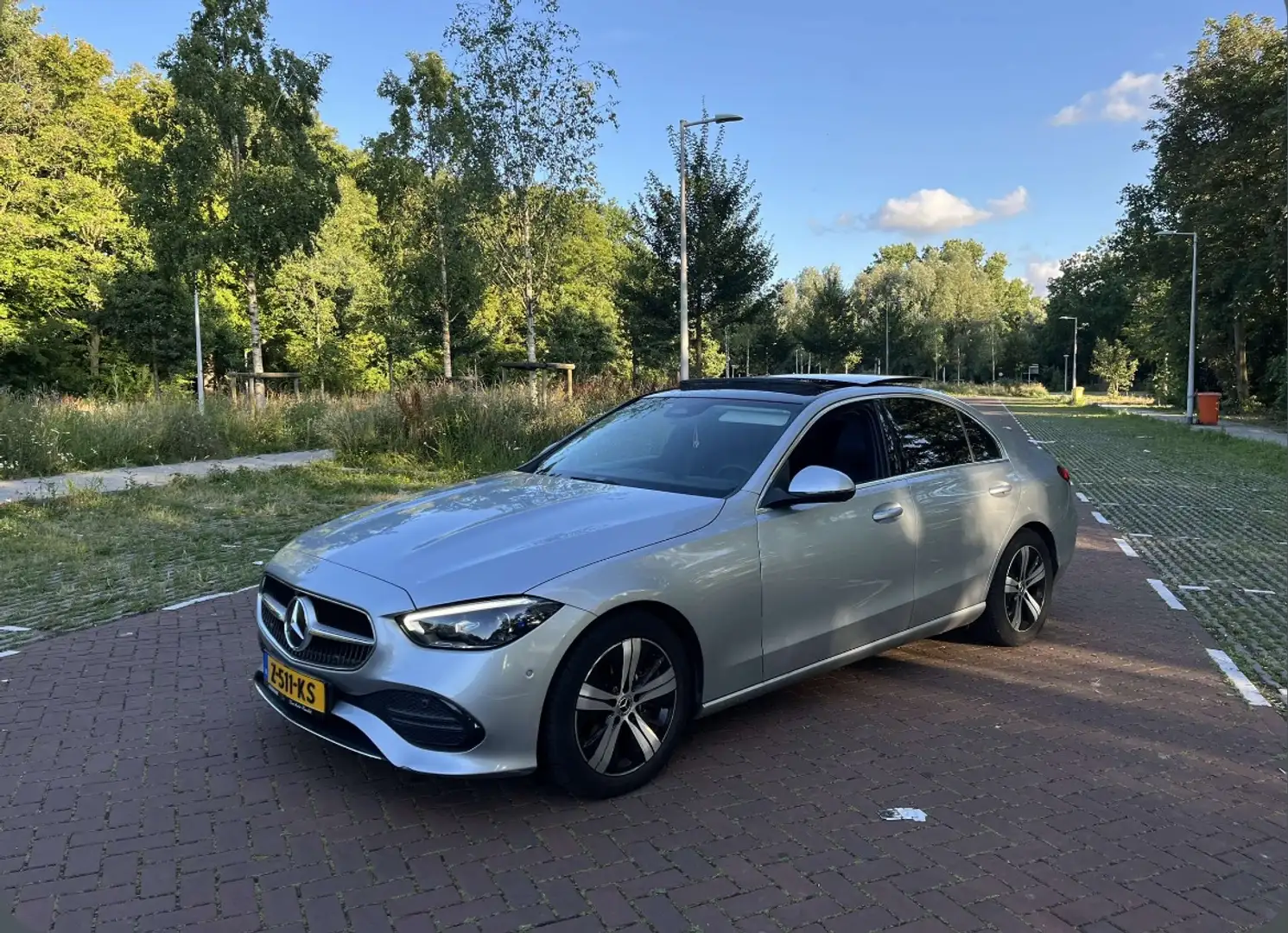 Mercedes-Benz C 200 C 200 L. Edition AMG Line Zilver - 1