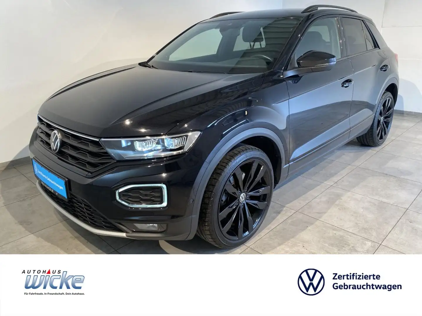 Volkswagen T-Roc 1.5 TSI Sport NAVI KAMERA LED BLACK STYLE AH Negro - 1