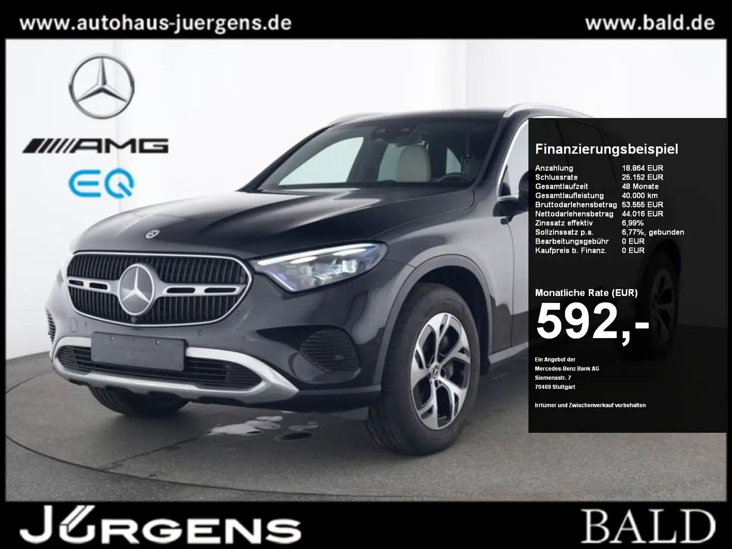 Mercedes-Benz GLC 300 e 4M Avantgarde/Digital/Pano/Burm3D/360 Zwart - 1