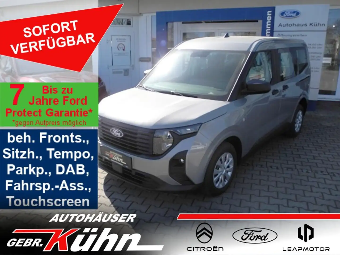 Ford Tourneo Courier 1.0 TREND - Winter-Pak., Allw., Tempo, PDC Silber - 1