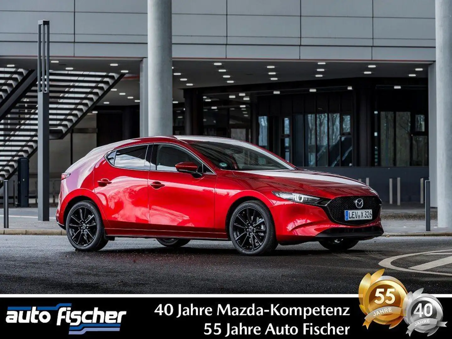 Mazda 3 2.0 (186PS) Autom. Nagisa Rückfahrk. Navi CarP Grau - 1
