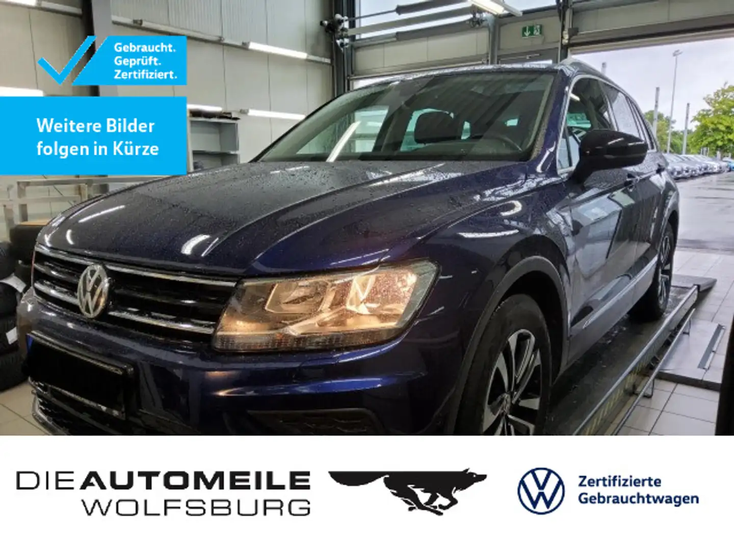 Volkswagen Tiguan 2.0 TDI IQ.DRIVE ACC/AHK/Pano Blau - 1