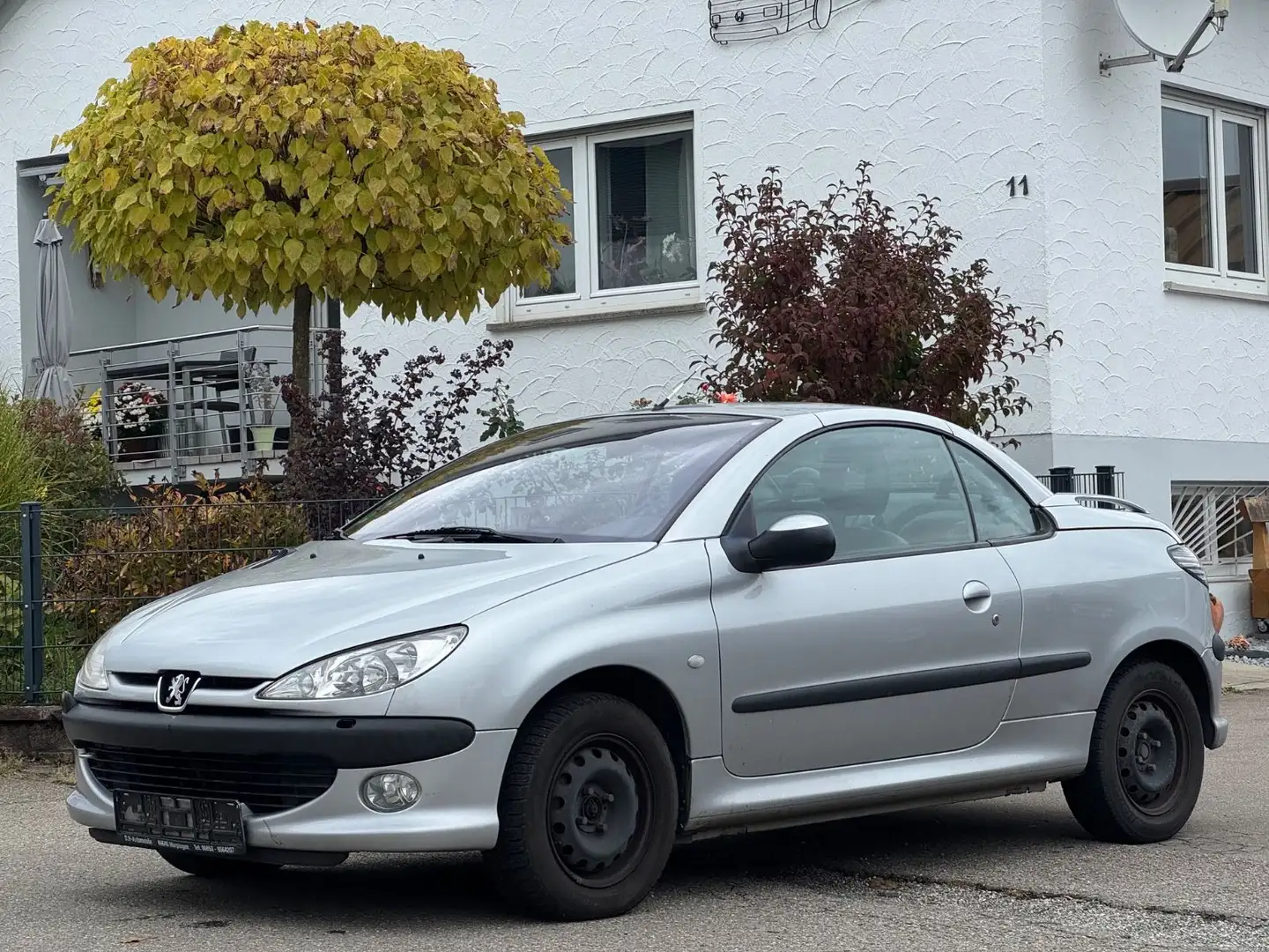 Peugeot 206 Cabriolet CC Platinum Gris - 1