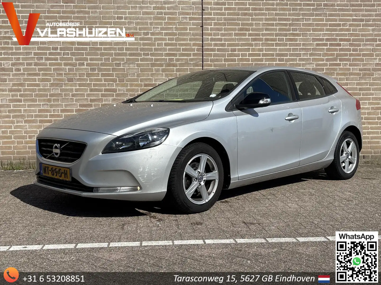 Volvo V40 1.6 D2 Kinetic | Cruise | Climate | Navi | Grijs - 1
