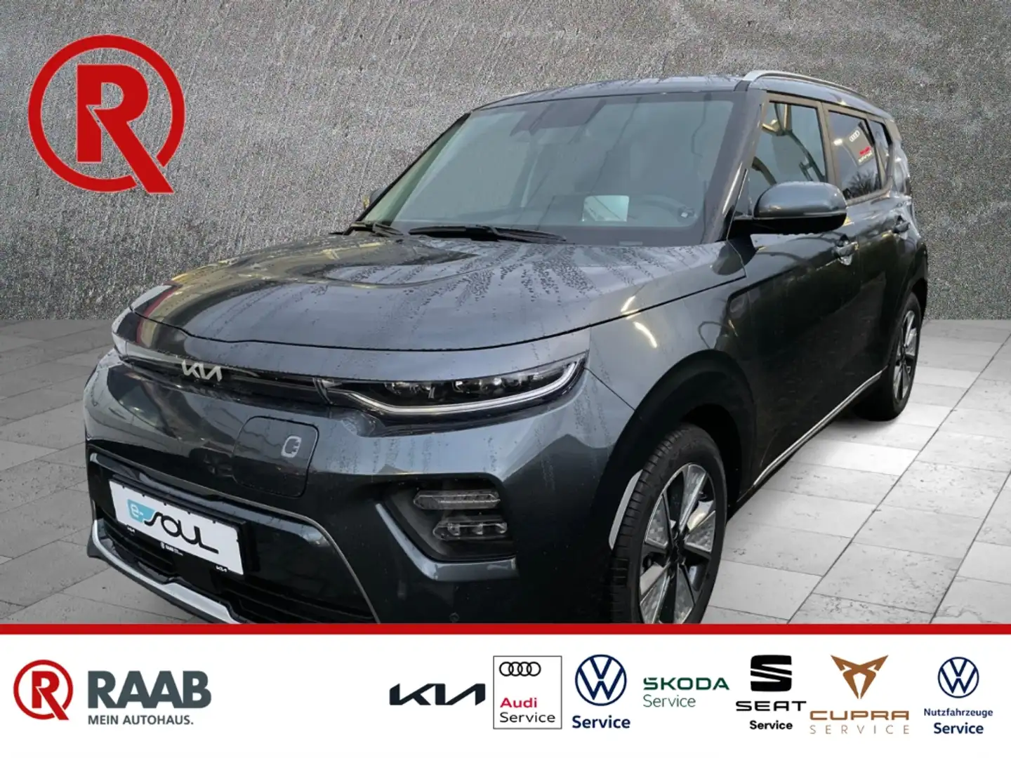 Kia Soul EV INSPIRATION 64-kWh WP RFK SHZ HARMAN/KARBON CAR Grau - 1