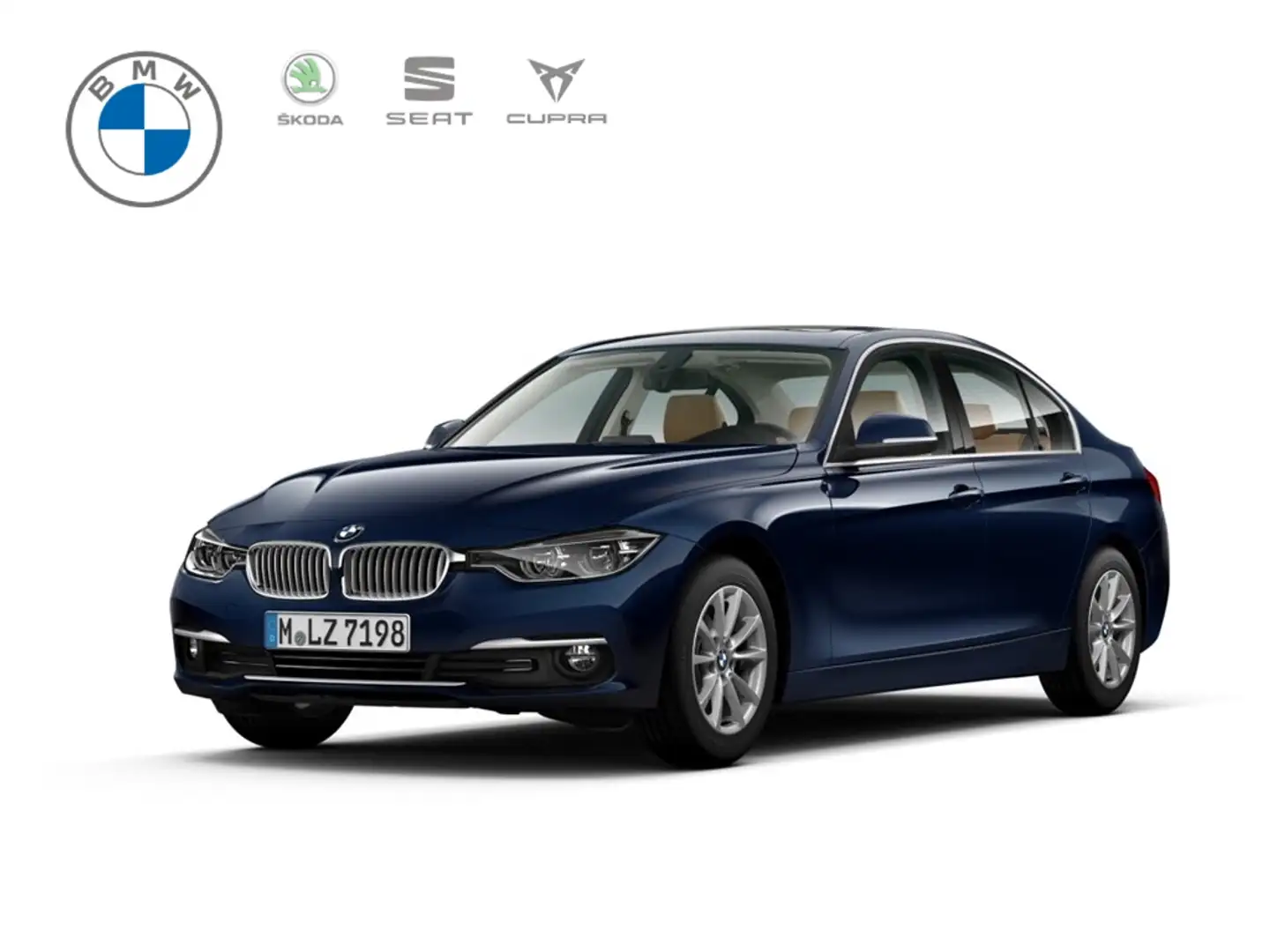 BMW 320 i Limousine Luxury Line Leder LED Kurvenlicht Mehr Blauw - 1