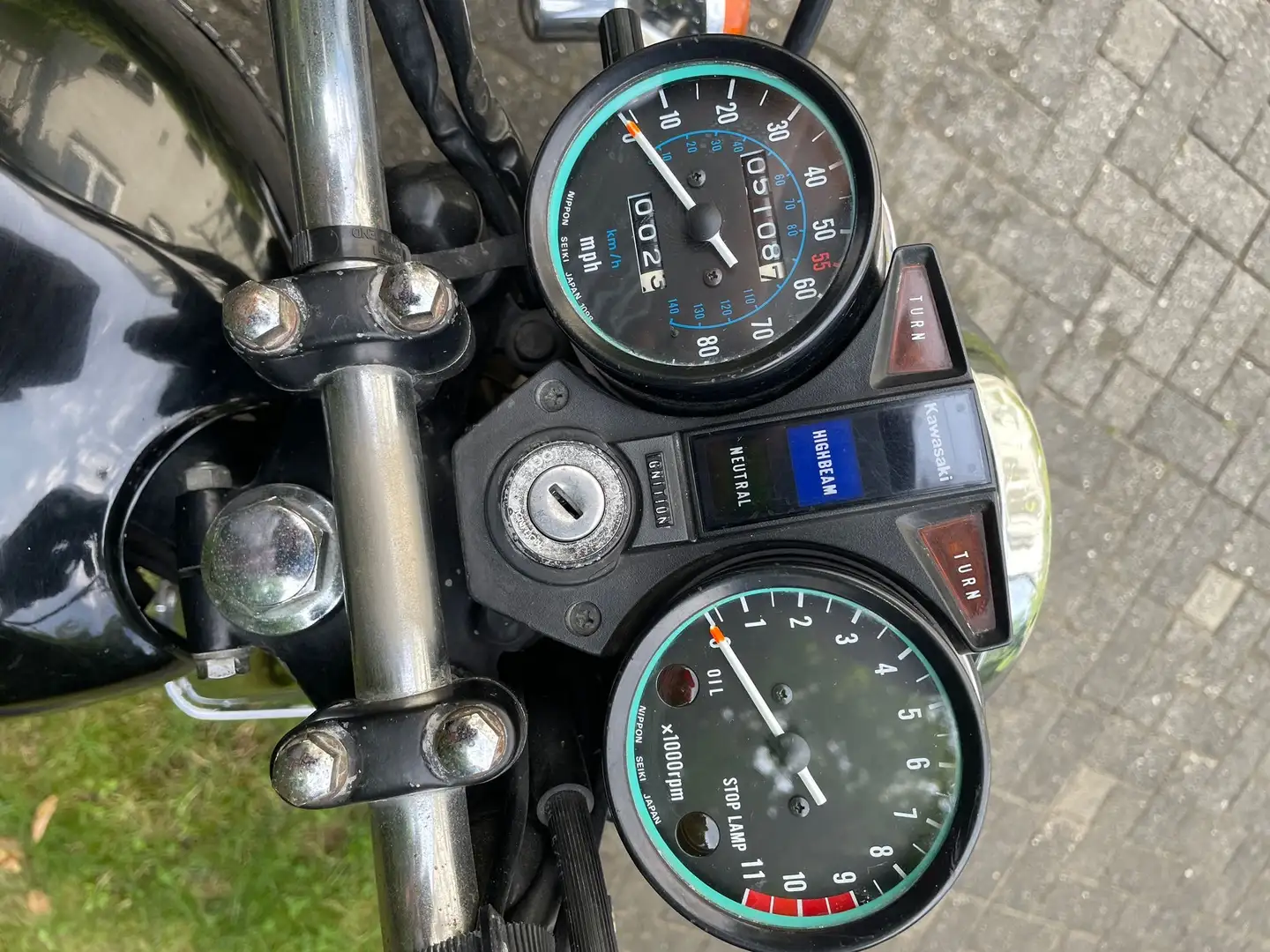 Kawasaki LTD 450 Zwart - 1