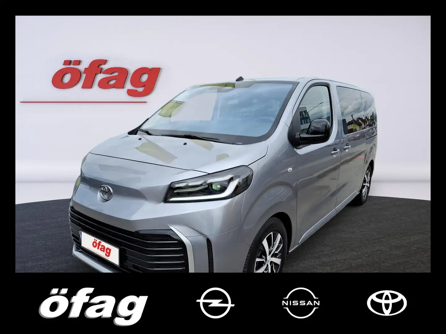 Toyota Proace Verso 2.2 D 180 L1 Family Aut. Silber - 1