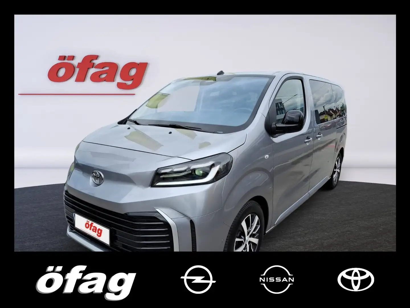 Toyota Proace Verso 2.2 D 180 L1 Family Aut. ACC+LED+LM Silber - 1