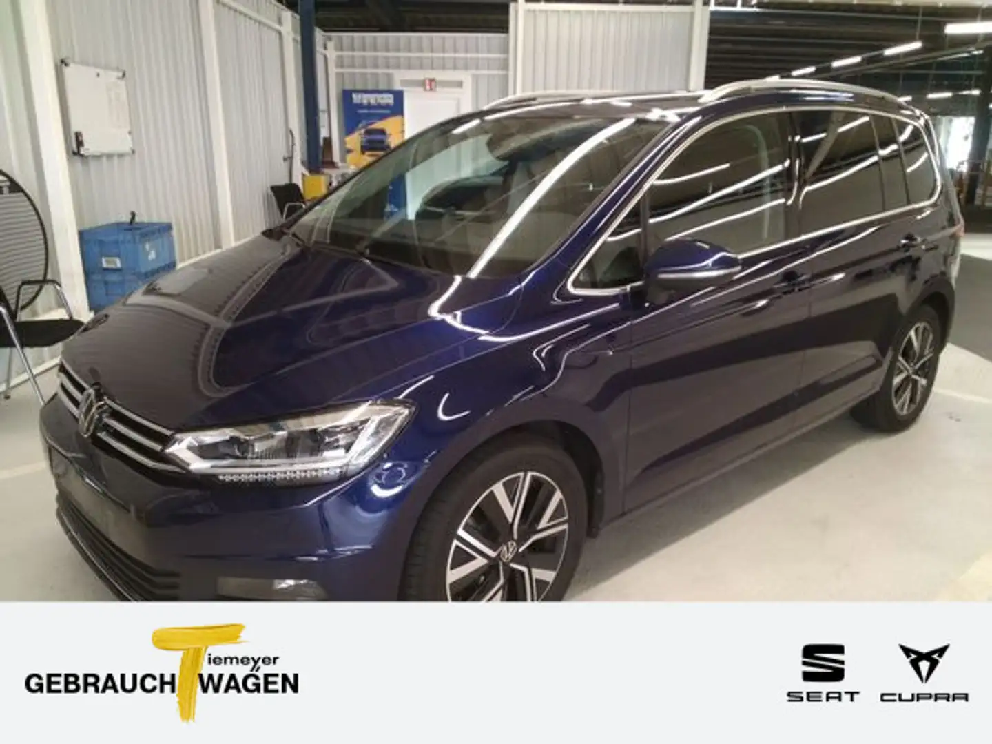 Volkswagen Touran 2.0 TDI DSG HIGHLINE PANO ST.HEIZ AHK VIR Blau - 1