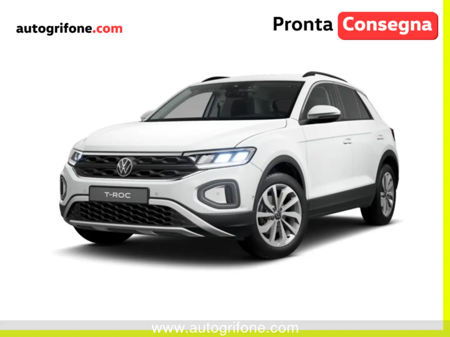 Volkswagen T-Roc 1.0 TSI Edition Plus PROMOZIONE PRONTA CONSEGNA Bianco - 1