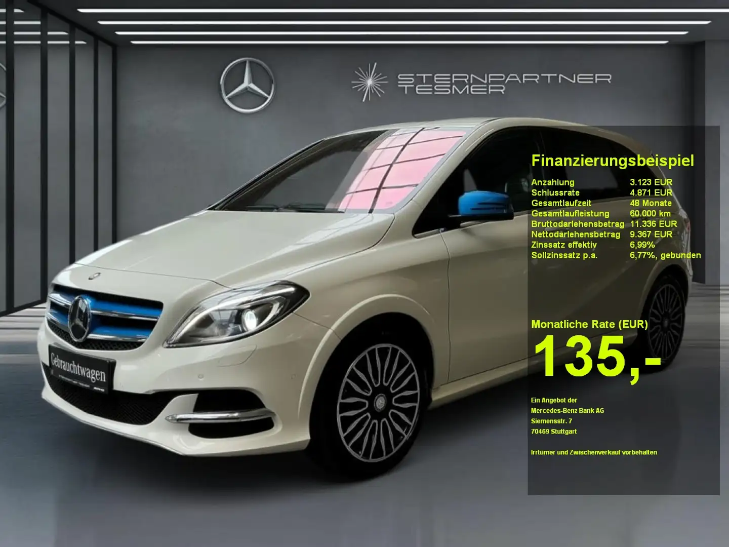 Mercedes-Benz B 250 e Navi Xenon Sitzheizung PDC Bluetooth Wit - 1