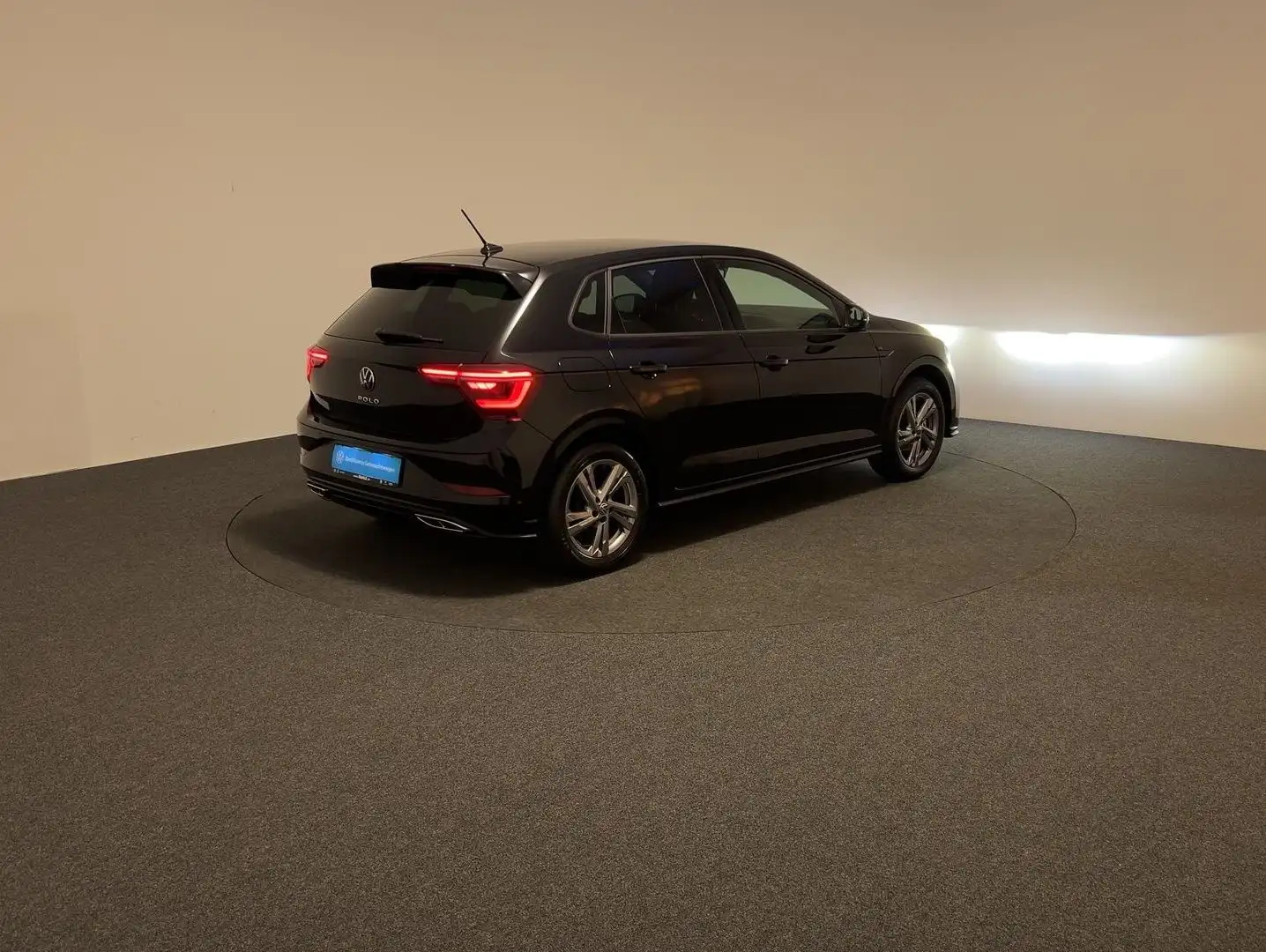 Volkswagen Polo VI 1.0 TSI R-Line Navi LED ACC Klima App-Connect P Schwarz - 2