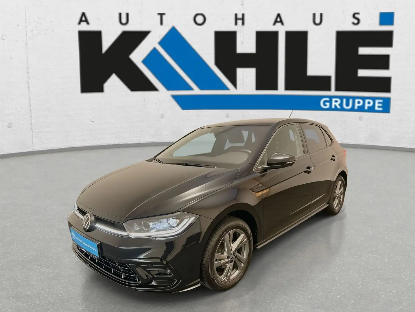 Volkswagen Polo VI 1.0 TSI R-Line Navi LED ACC Klima App-Connect P Schwarz - 1