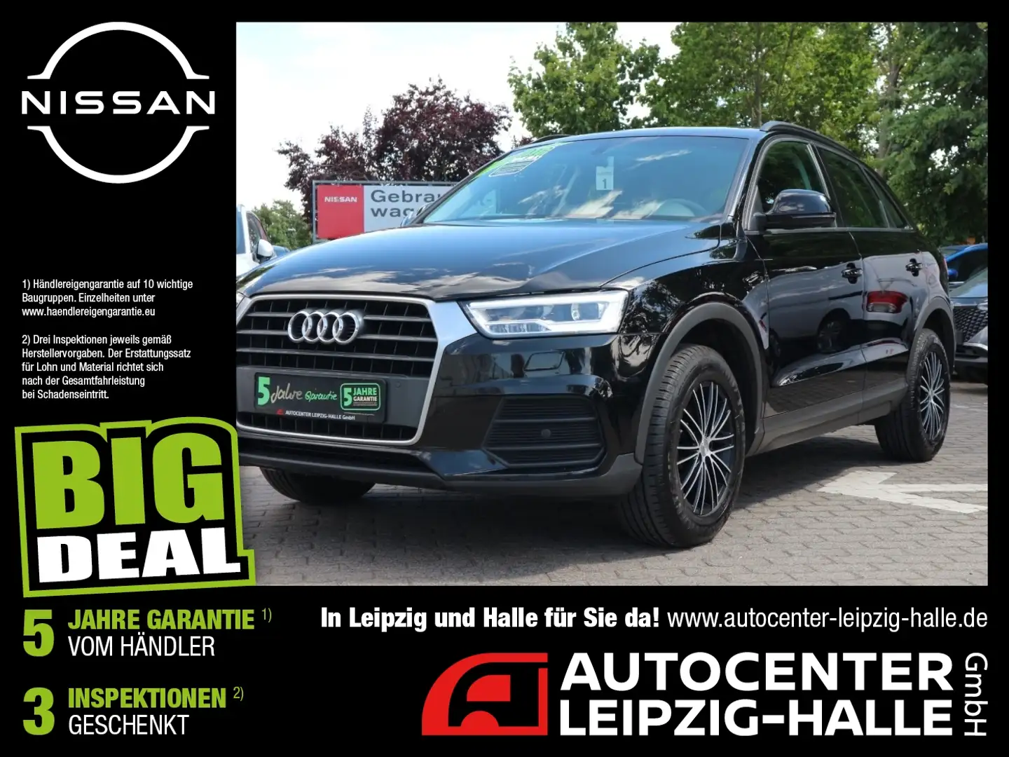 Audi Q3 1.4 TFSI ultra Navi LED KlimaAuto LM Schwarz - 1
