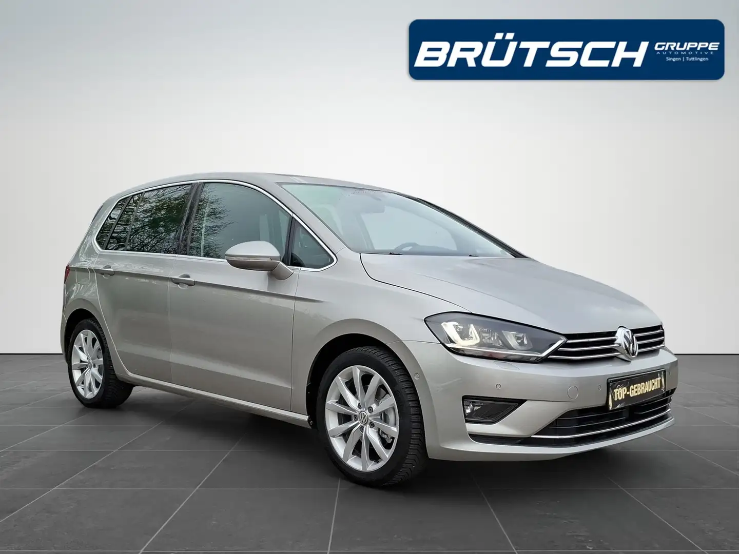 Volkswagen Golf Sportsvan VII 1.4 TSI High-Line DSG / AHK / NAVI / PANORAMA Silber - 2