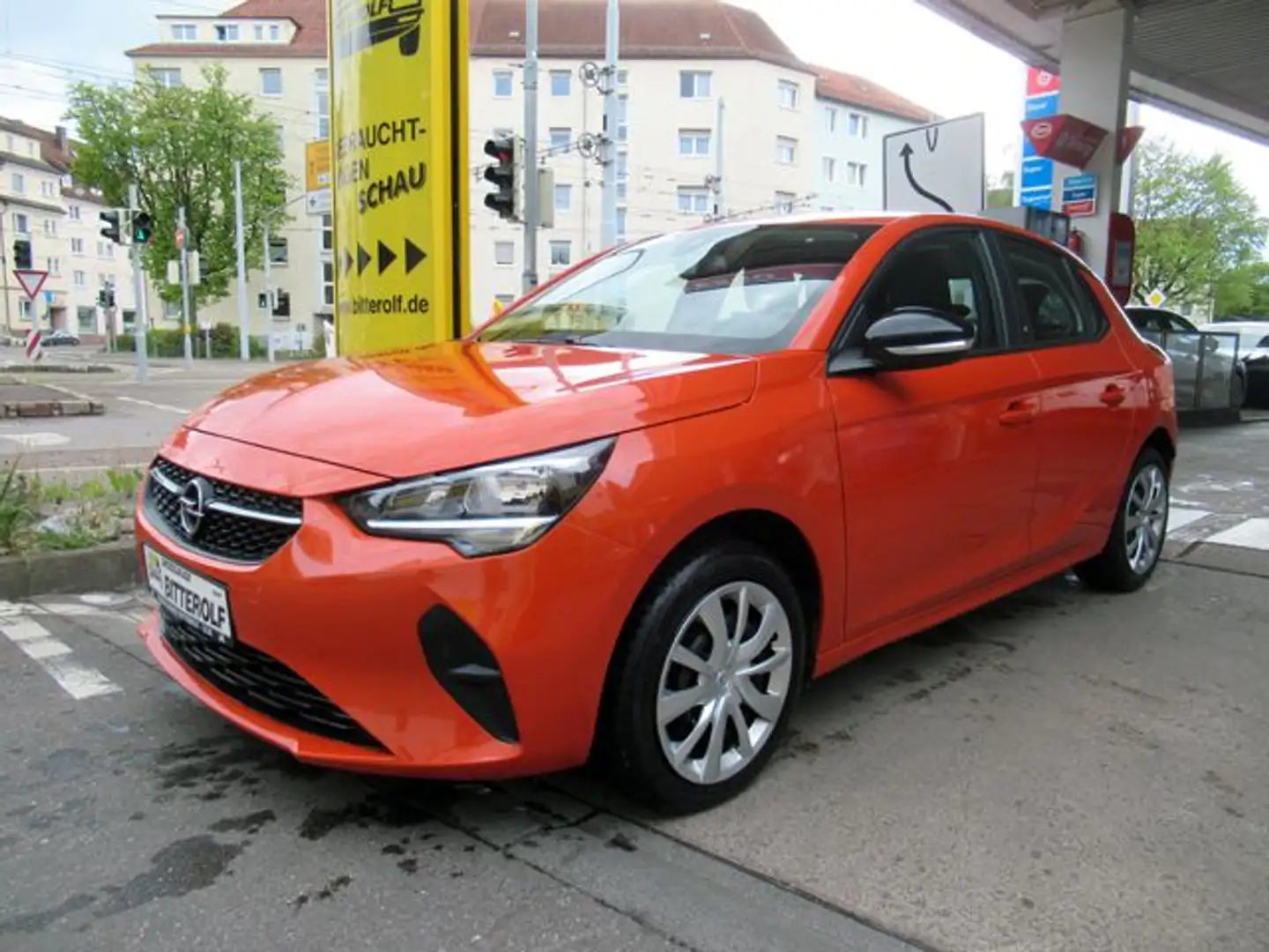 Opel Corsa -e Edition 50kWh 5tg Klimaaut/Tempo/Bluetoo Orange - 2