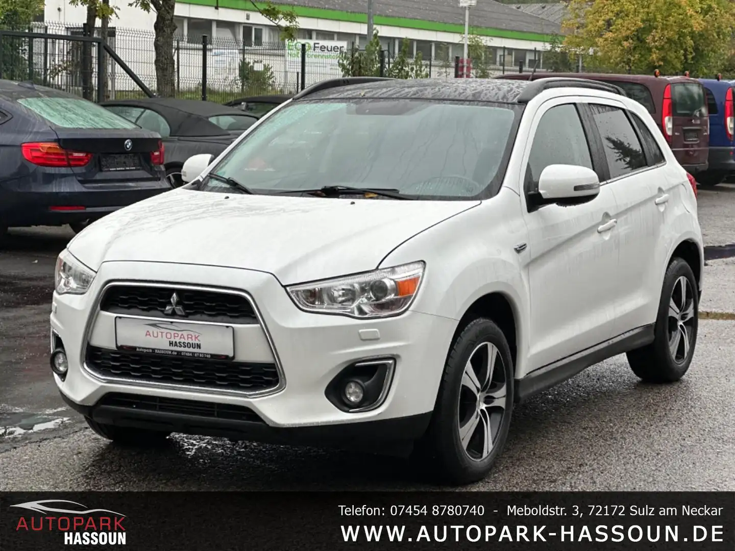 Mitsubishi ASX Instyle 2WD TÜV 10/26 Garantie Xenon Navi Klimaaut Weiß - 1