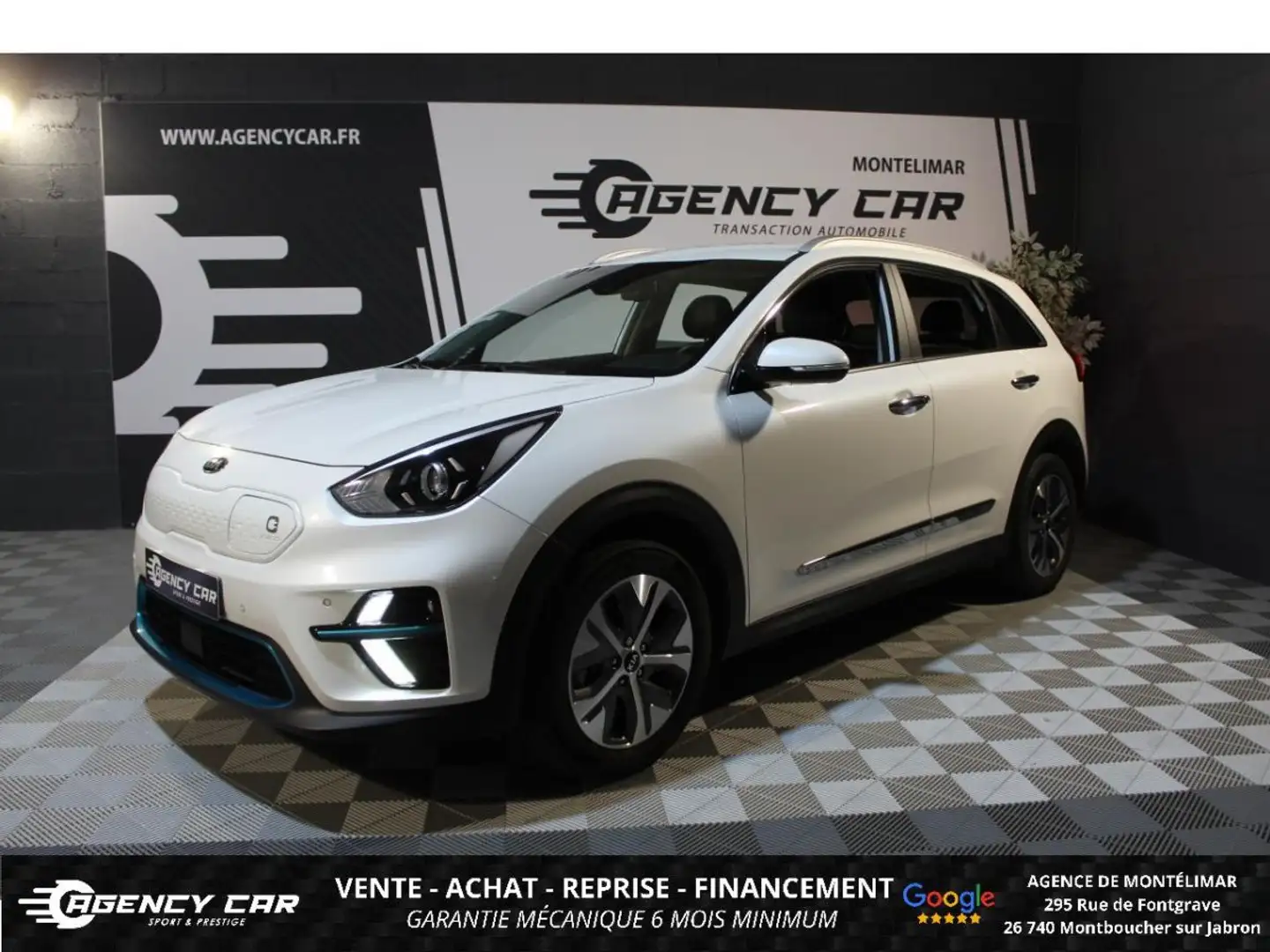 Kia Niro électrique 204ch Active - Suivie - 1ère Main Blanc - 1