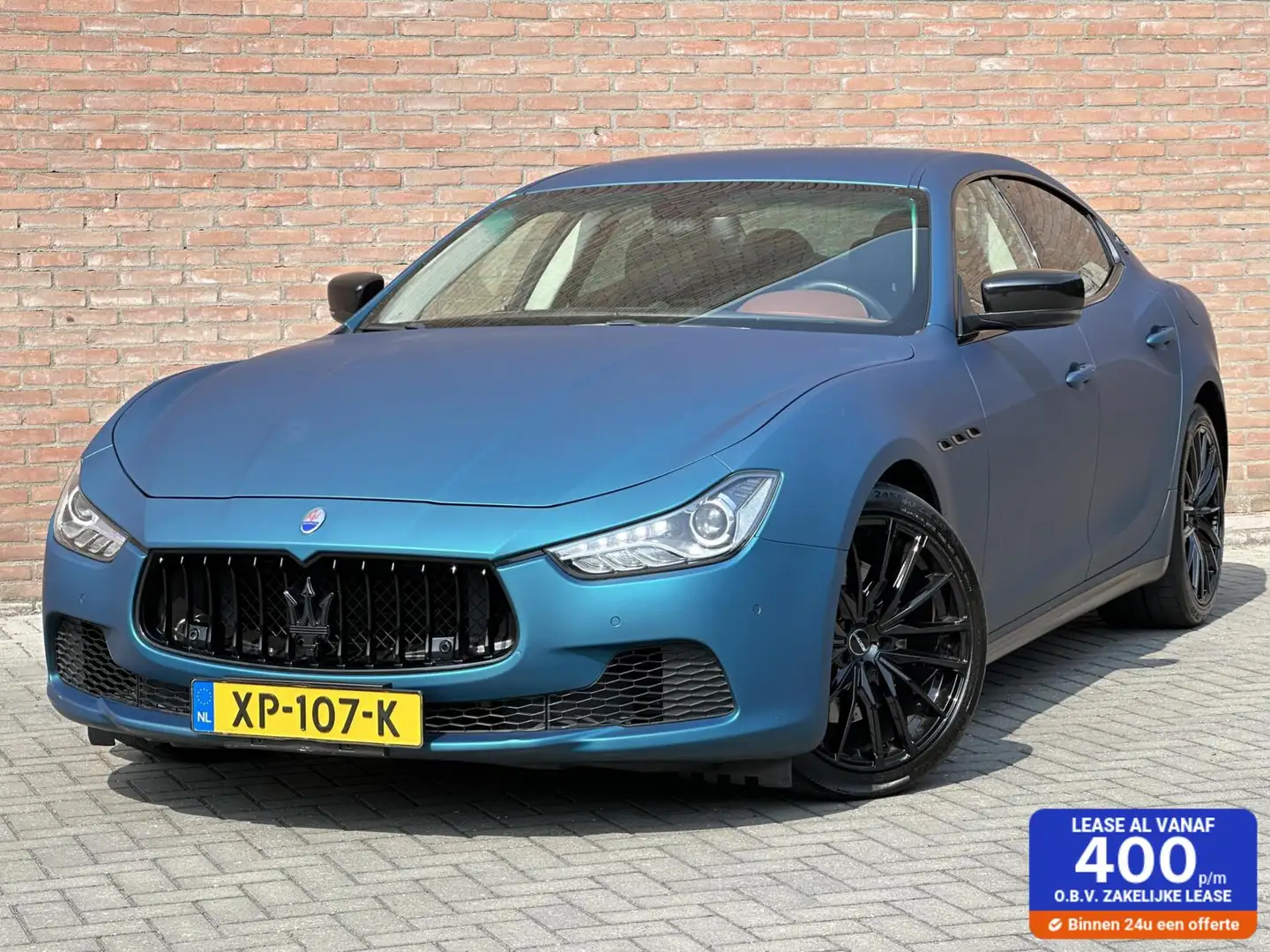 Maserati Ghibli 3.0 V6 D Leder - Harman/Karon - Navi - Led - Xenon Blauw - 1