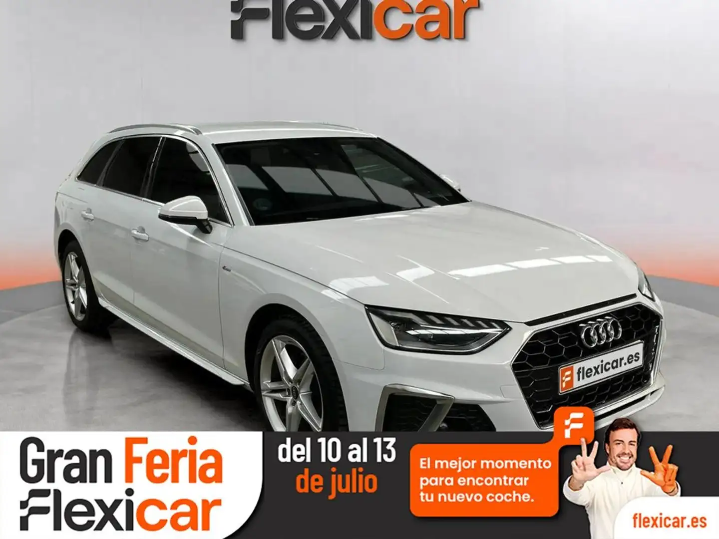 Audi A4 Avant S line 30 TDI 100kW S tronic Blanc - 1