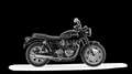 Triumph Bonneville T120 Jet Black auf Lager Чёрный - thumbnail 1
