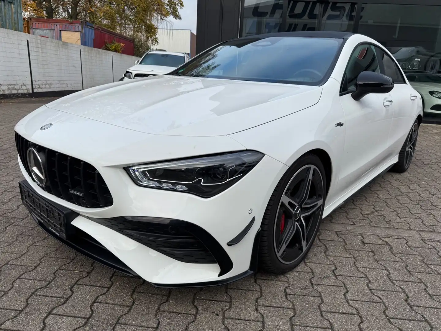 Mercedes-Benz CLA 35 AMG 4M Mopf Pano Keyless Kamera Spur Totw Blanc - 1