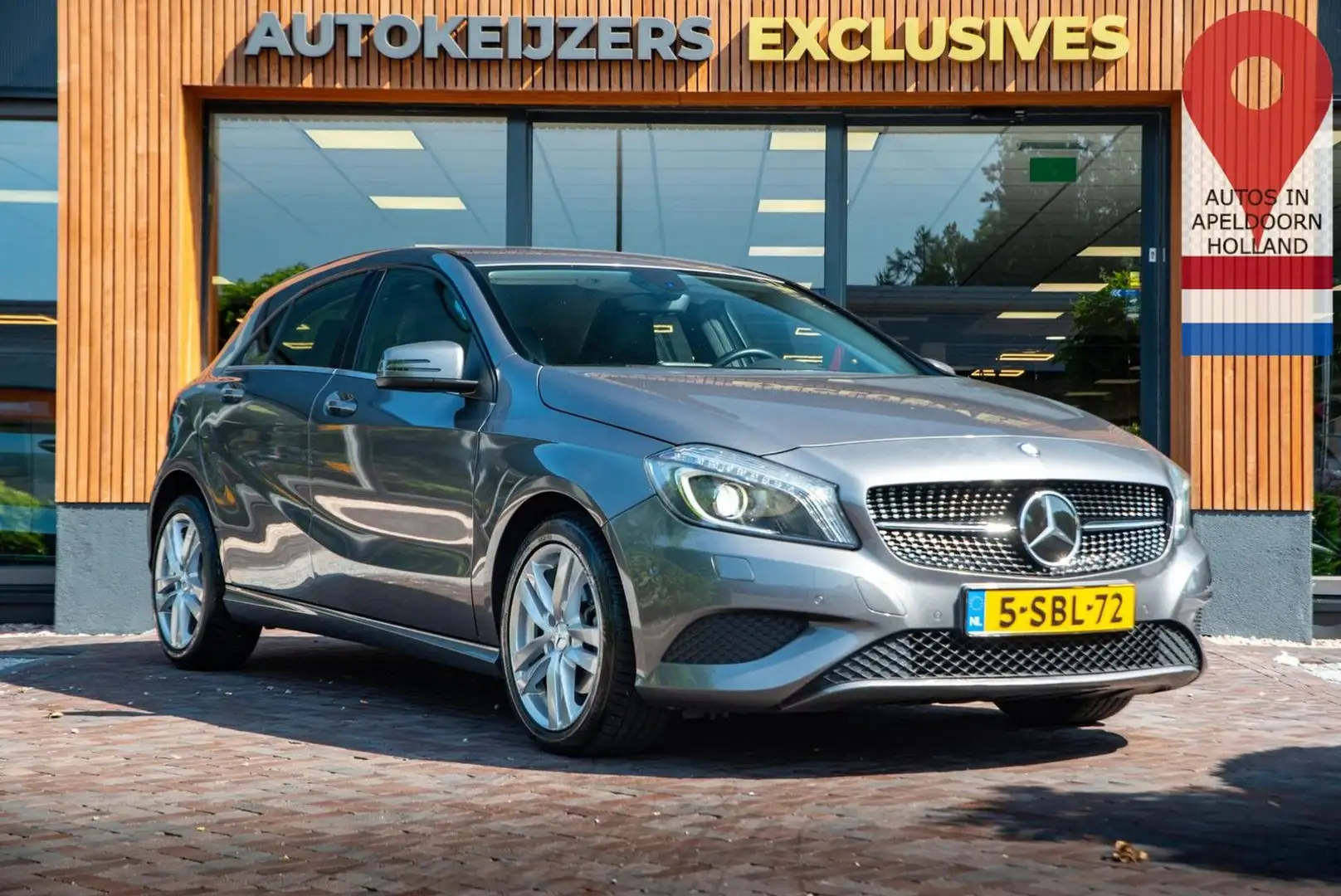 Mercedes-Benz A 180 Ambition xenon leder navi kamera Cruise Gris - 1