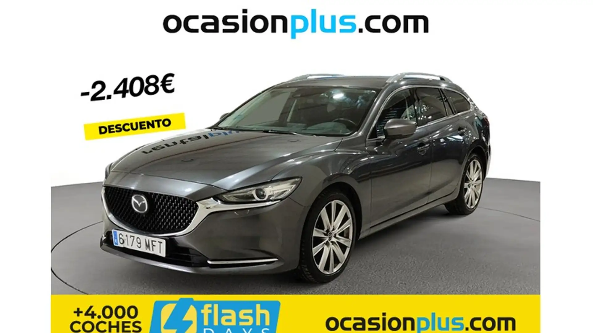Mazda 6 Wagon 2.0 Skyactiv-G Exclusive-Line 165 Gris - 1
