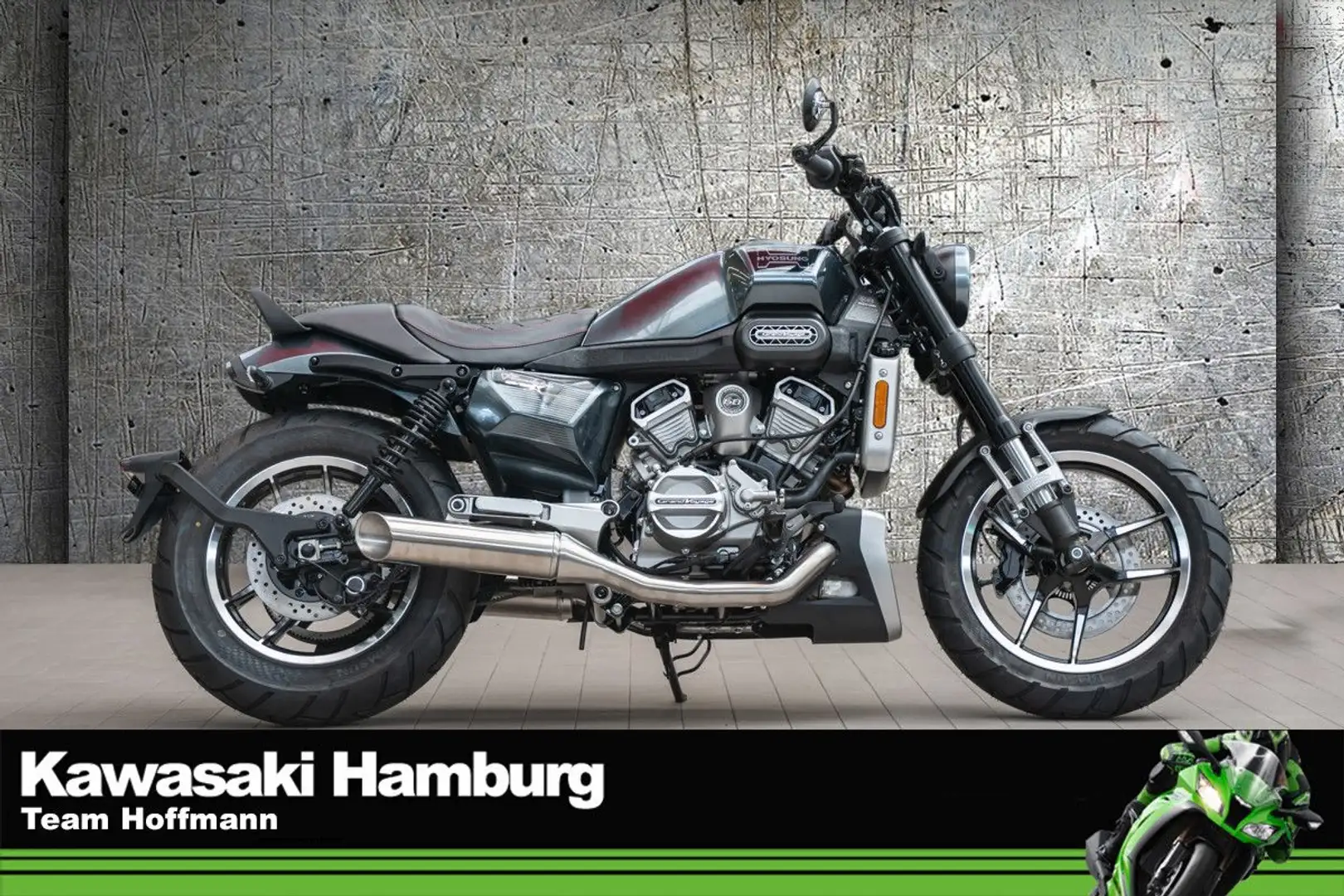 Hyosung GV 125 X ABS, sofort lieferbar, Lieferservice Grau - 1