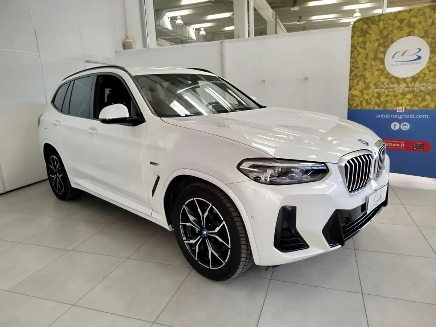 BMW X3 xDrive 30e Msport Blanc - 1
