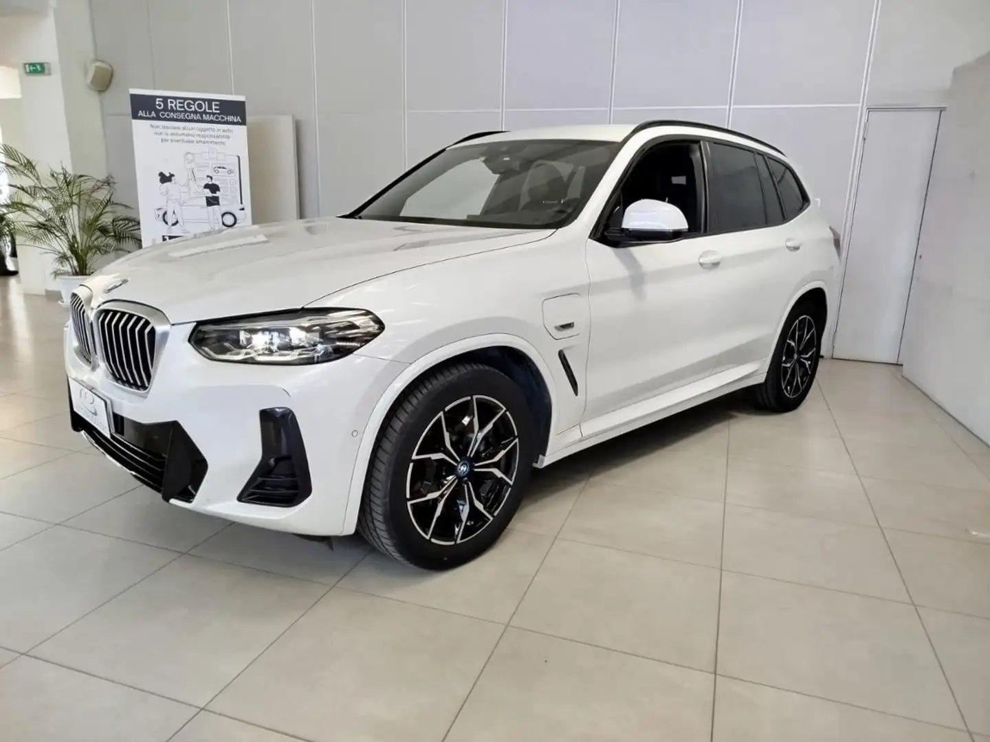 BMW X3 xDrive 30e Msport Blanc - 2
