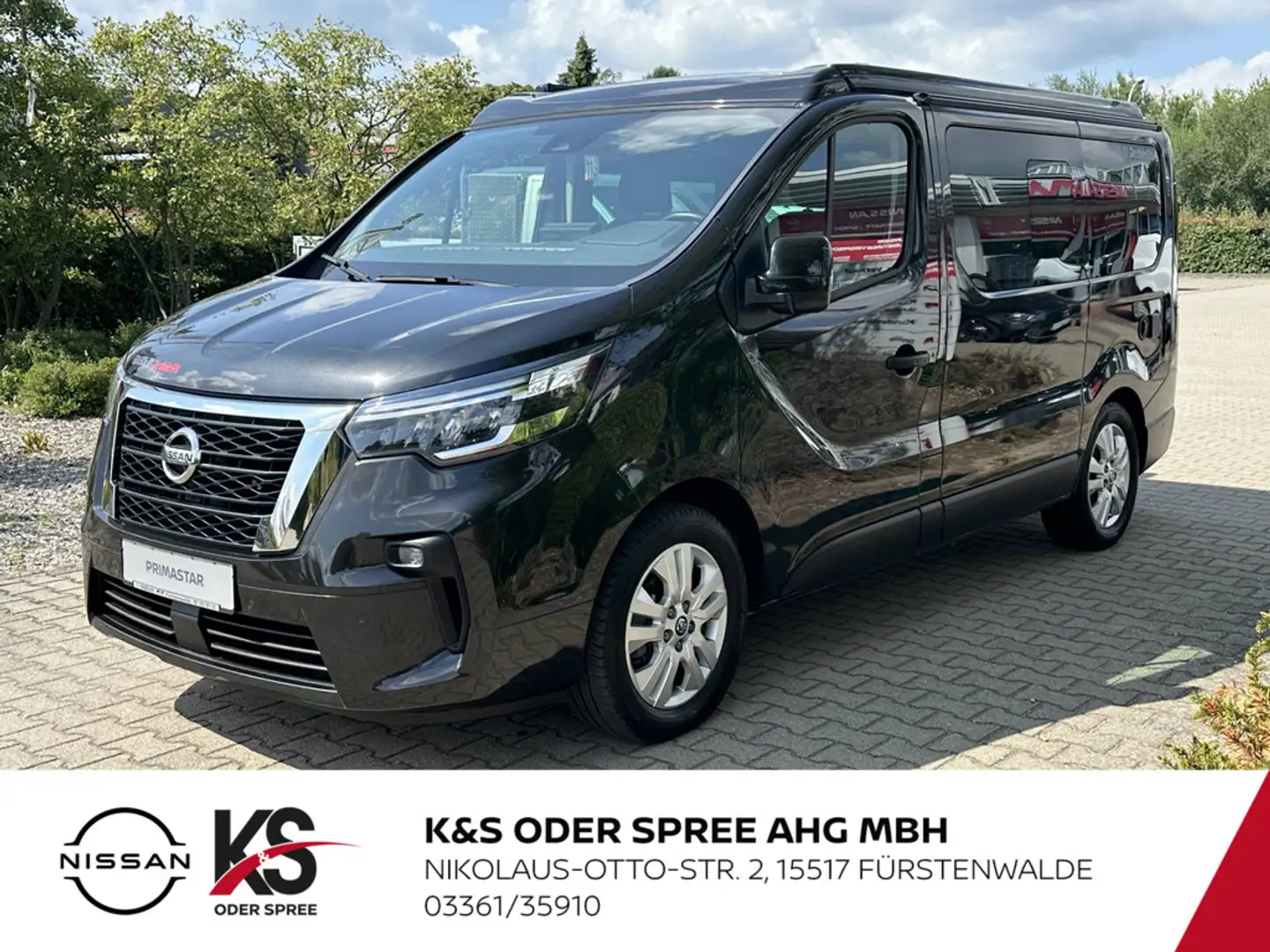 Nissan Primastar CAMPER VAN L1H1 2,8t Dci150 6MT TEKNA 1ST HK BES+ DESIGN SEA Schwarz - 1
