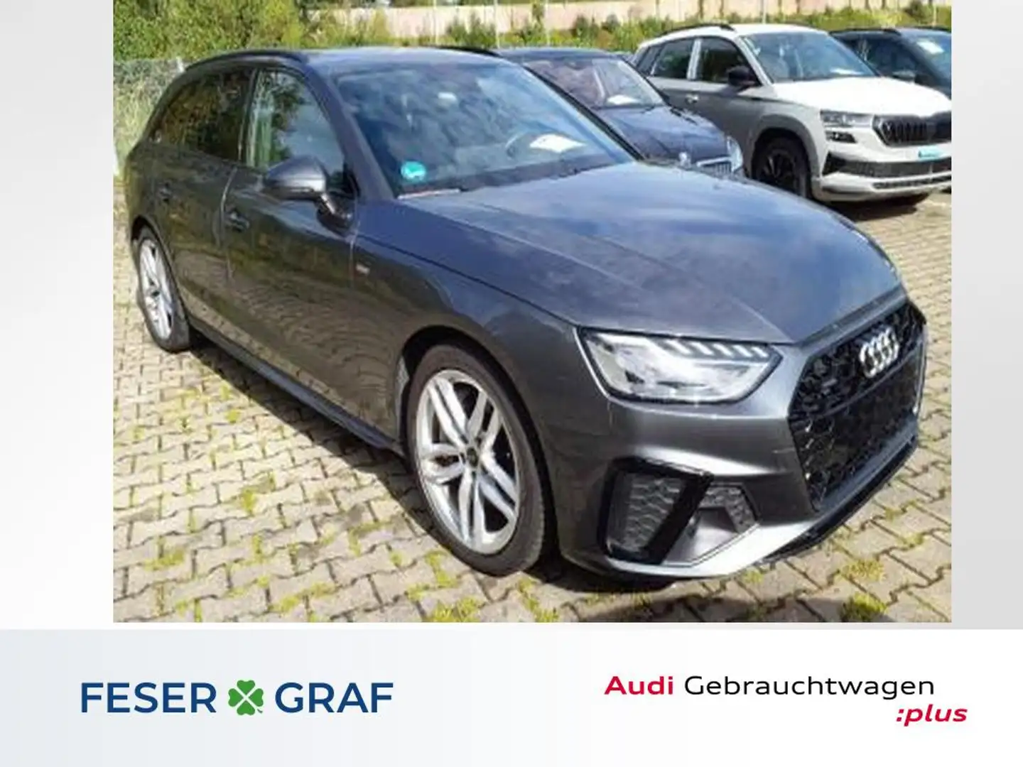 Audi A4 Avant 45 TFSI qu S Line Navi,LED,Leder,AHK Grau - 1