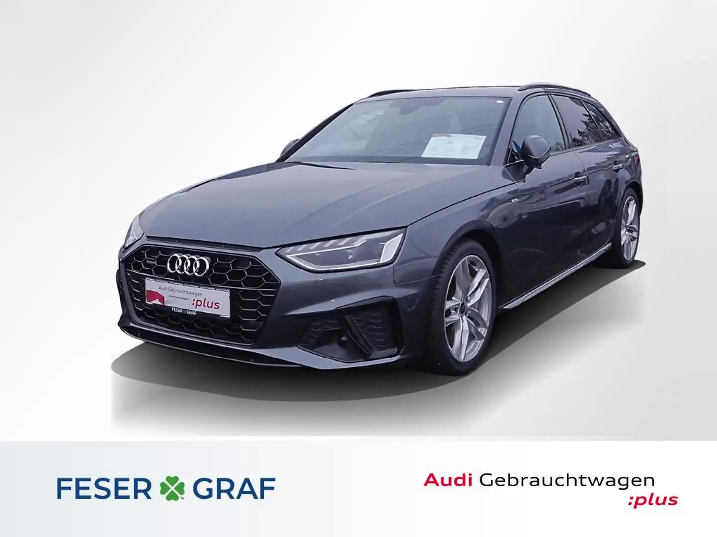Audi A4 Avant 45 TFSI qu S Line Navi,LED,Leder,AHK Gris - 1