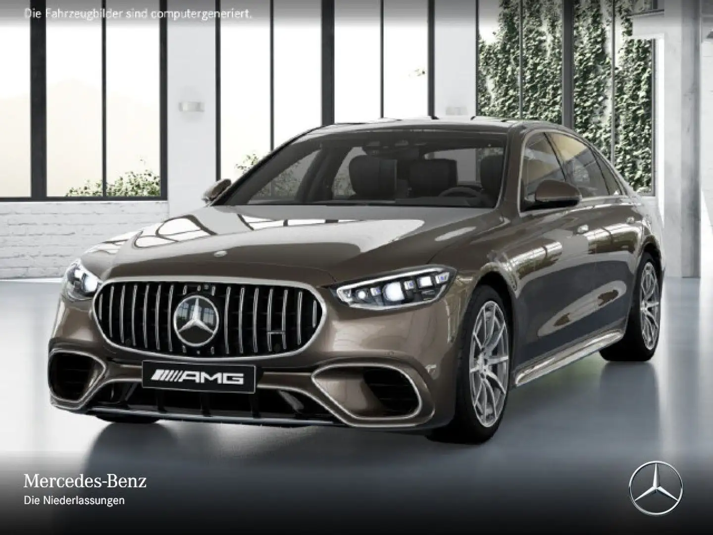 Mercedes-Benz S 63 AMG S 63 E PANO+DIGITAL-L+BURMESTER3D+FAHRASS+KEYLESS Braun - 2