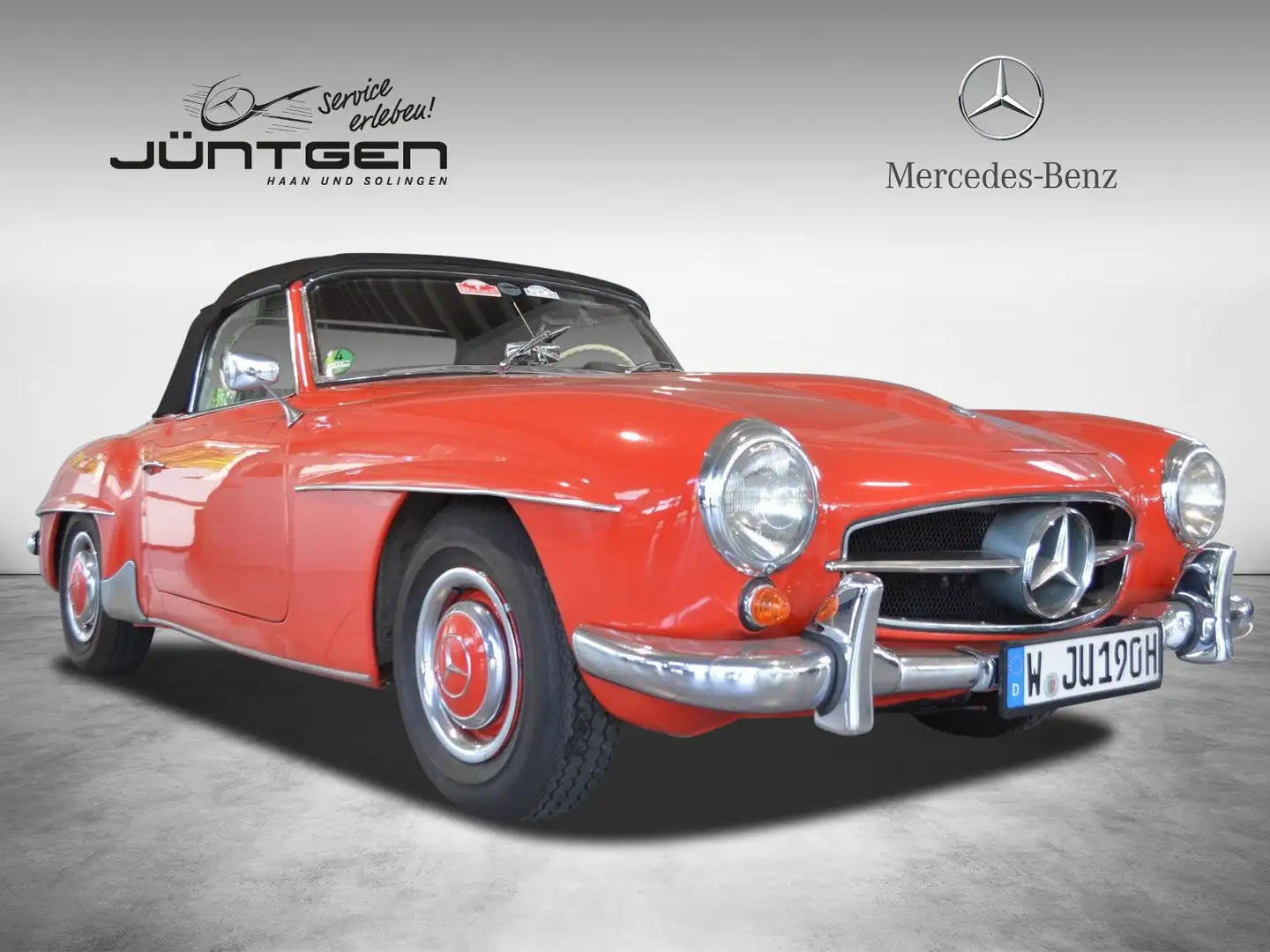 Mercedes-Benz 190 SL (W121) Červená - 2