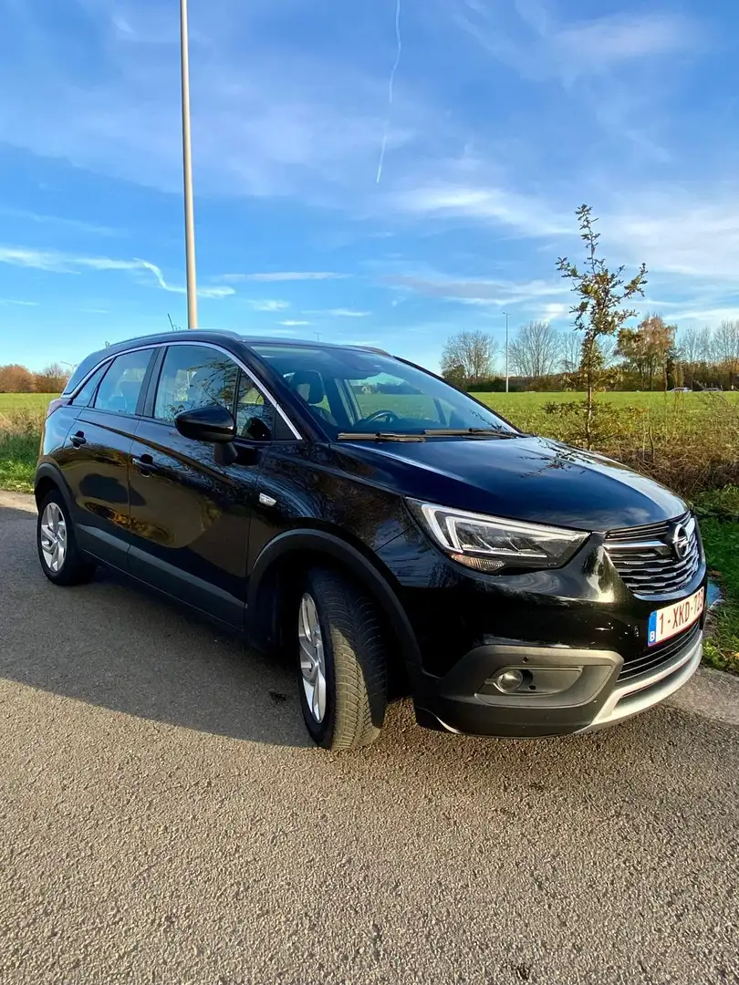 Opel Crossland X Crossland X 1.2 Turbo ECOTEC Edition TVA récup Zwart - 1