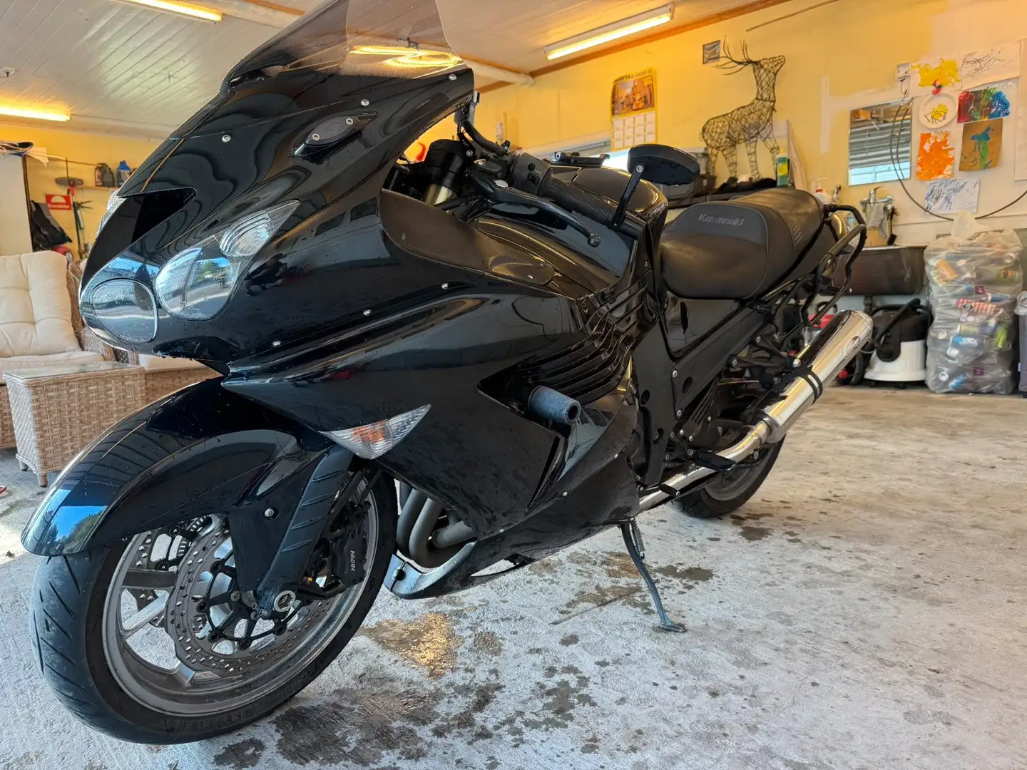 Kawasaki ZZR 1400 Bleu - 2