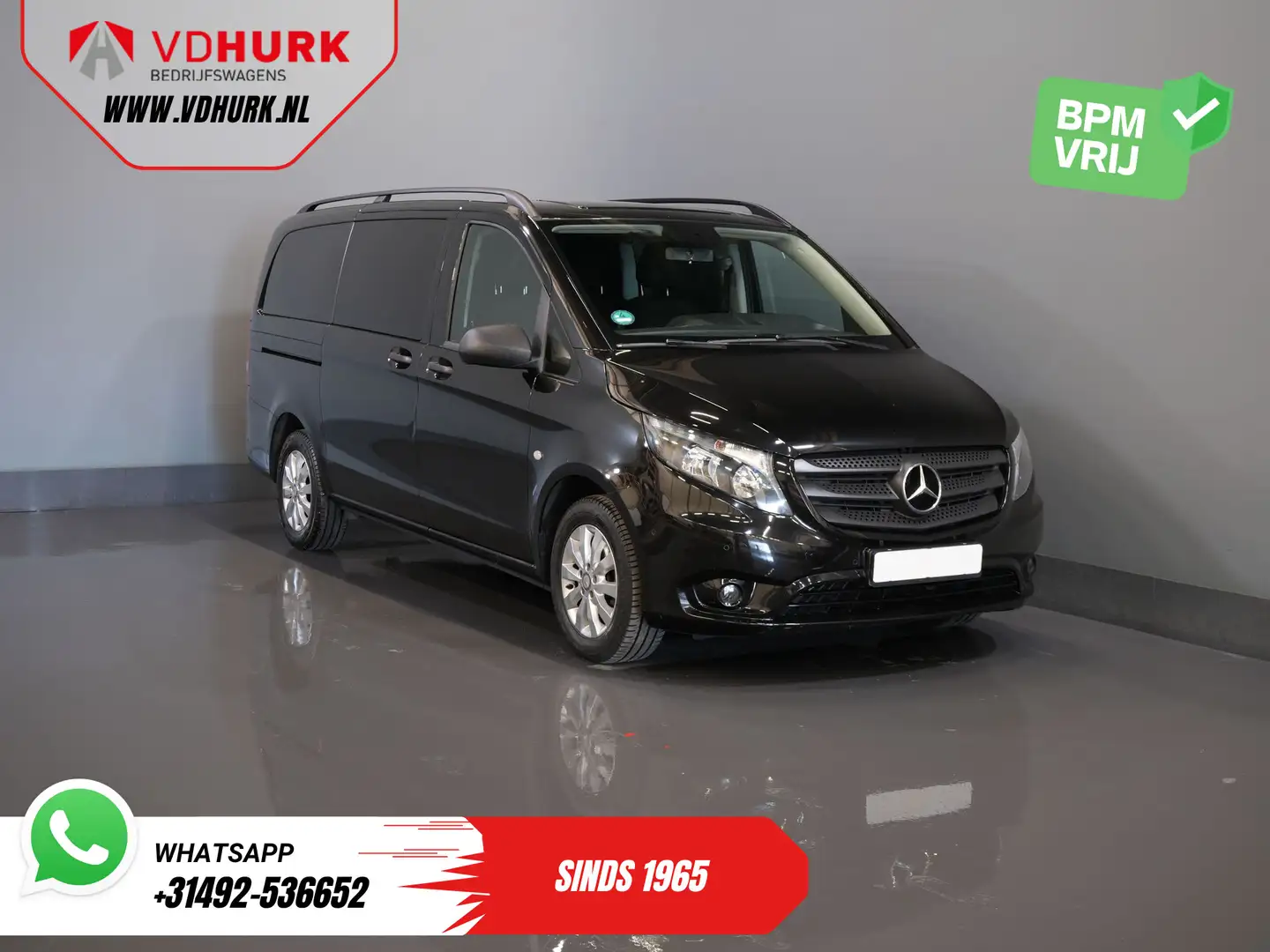 Mercedes-Benz Vito 111 CDI DC Dubbel Cabine BPM VRIJ Airco/ Cruise/ P Noir - 1