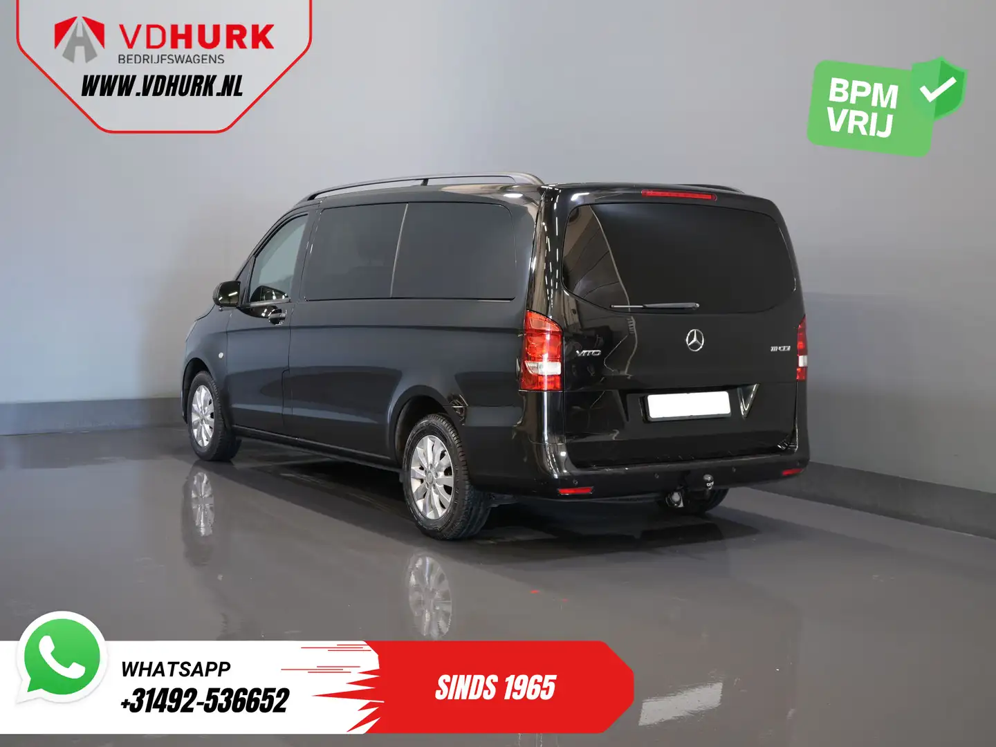 Mercedes-Benz Vito 111 CDI DC Dubbel Cabine BPM VRIJ Airco/ Cruise/ P Noir - 2