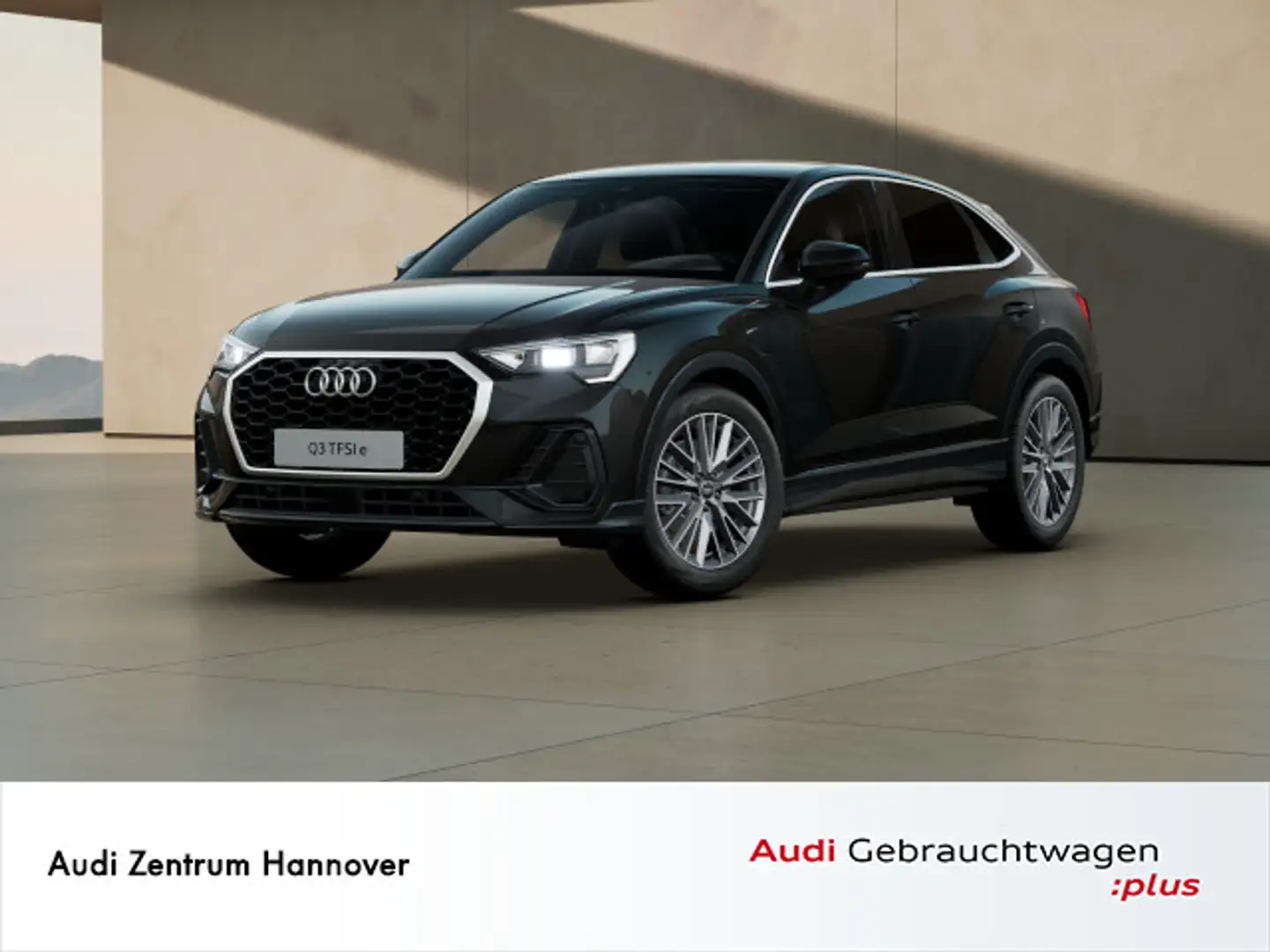 Audi Q3 45 TFSI e LED DAB virtual Leder Nav Schwarz - 1