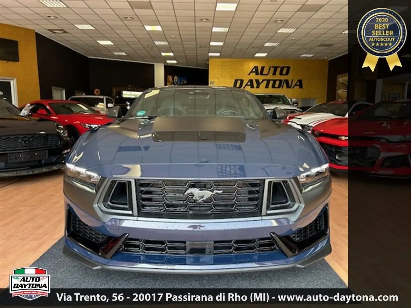 Ford Mustang Fastback 5.0 V8 aut. Dark Horse Full Recaro Bleu - 1