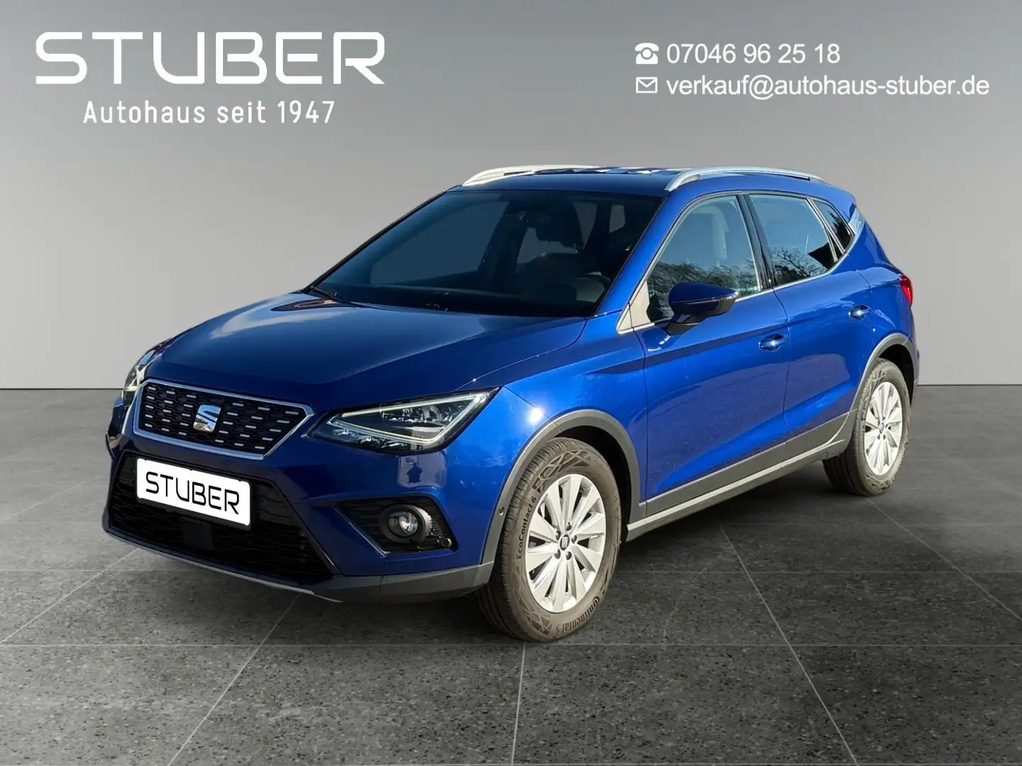 SEAT Arona 1.0 TSI Xcellence DSG NAVI | AHK | RFK Blau - 1